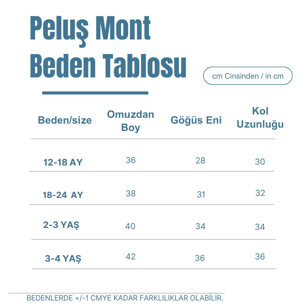 Suni Kürklü Çocuk Montu - Çizgili Desen