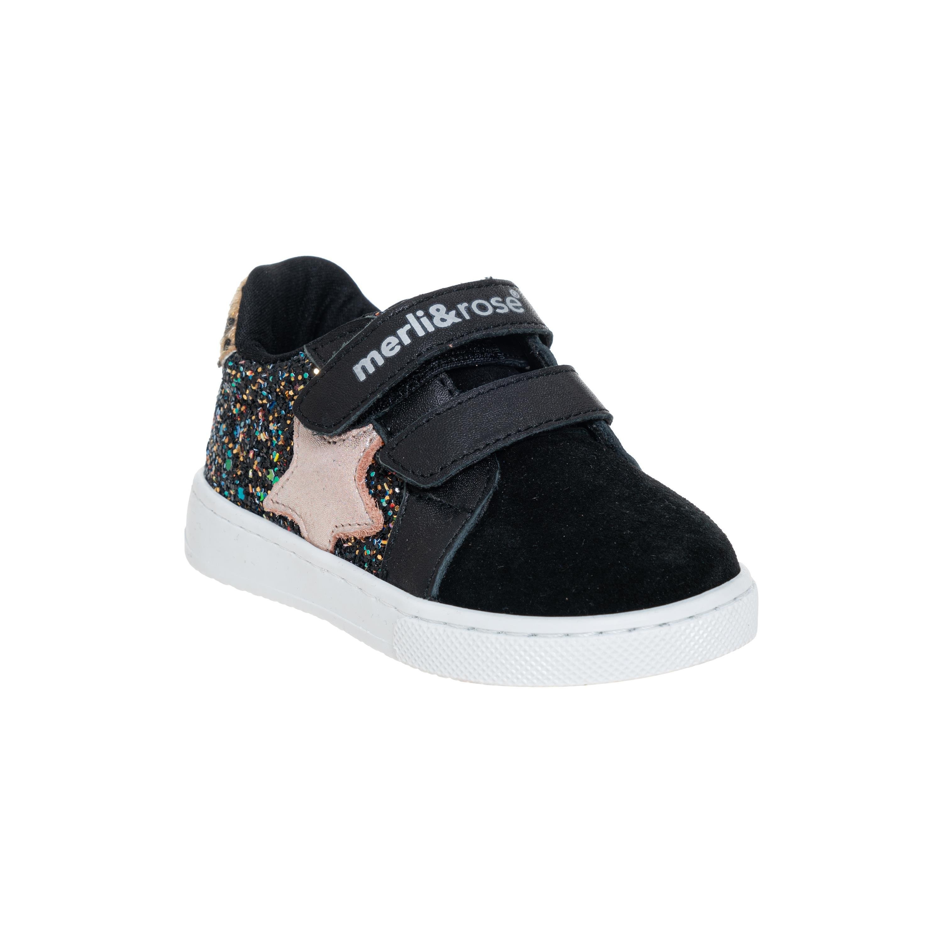 Merli&Rose Star Sneaker | Color Black-Slat-Pink