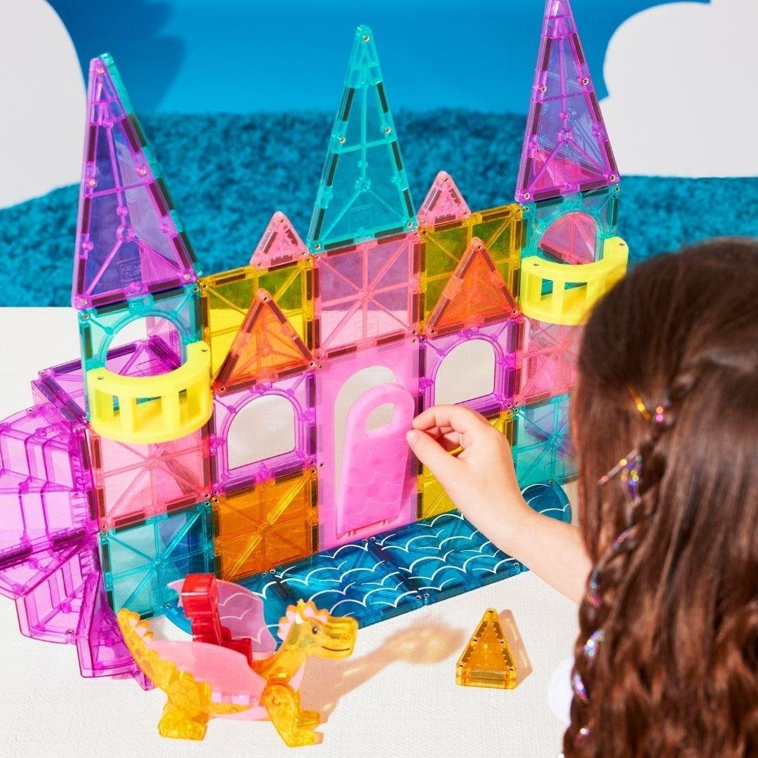 Magna-Tiles Castle DLX + microMAGS - Prenses Şatosu 48 Parça