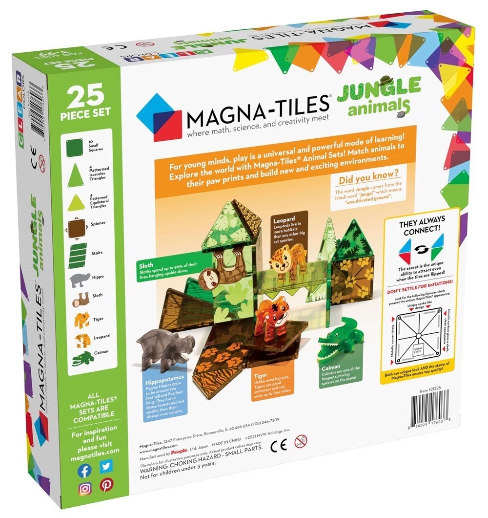 Magna-Tiles - Orman - 25 Parça