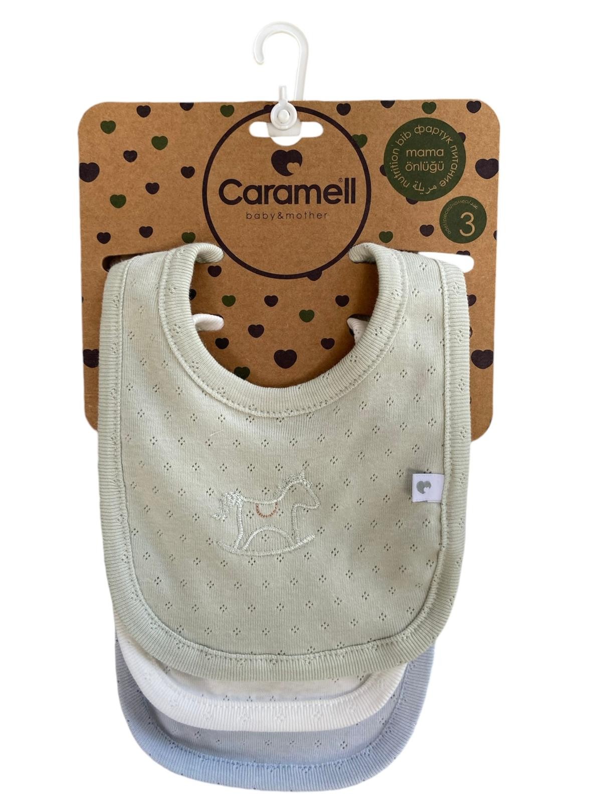 Caramell Üçlü Bebek Önlük