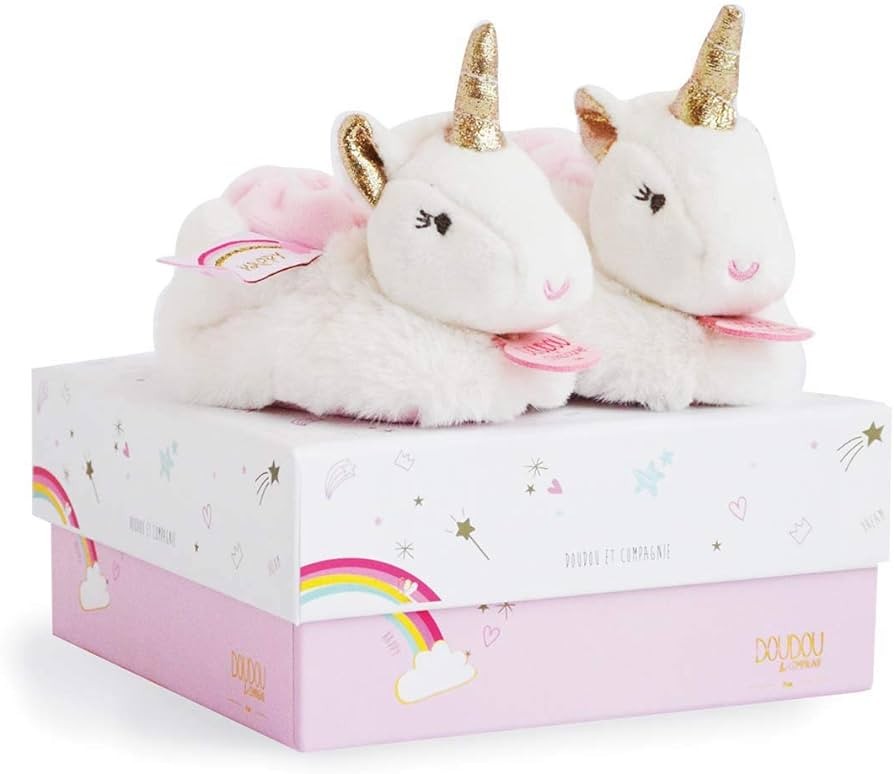 Doudou Hediye Kutulu Panduf // Unicorn