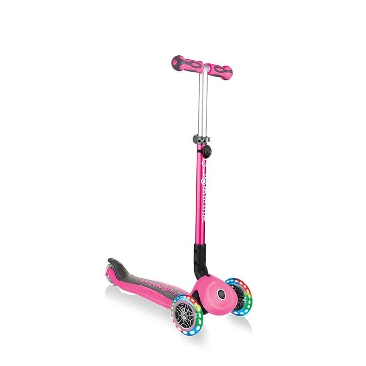 Globber Go Up Deluxe Işıklı Scooter - Pembe