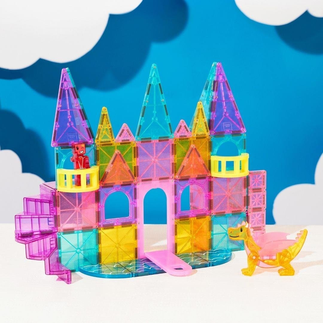 Magna-Tiles Castle DLX + microMAGS - Prenses Şatosu 48 Parça