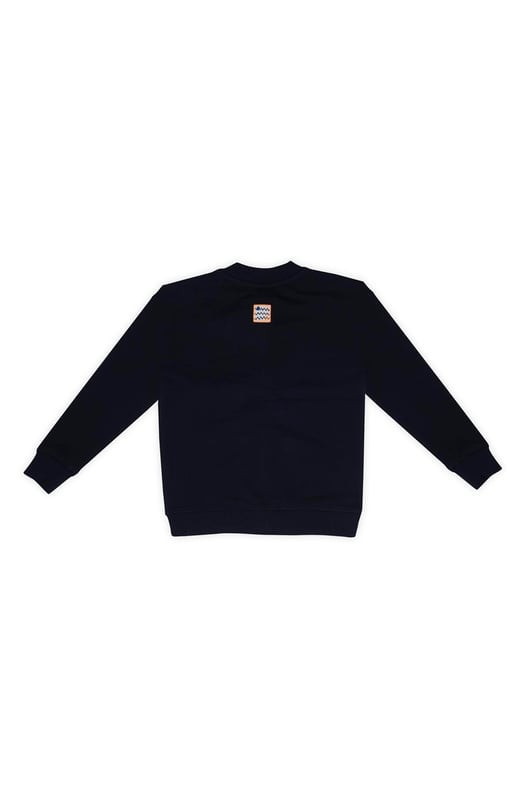 Bisiklet Yaka Fermuarlı Sweatshirt - Lacivert