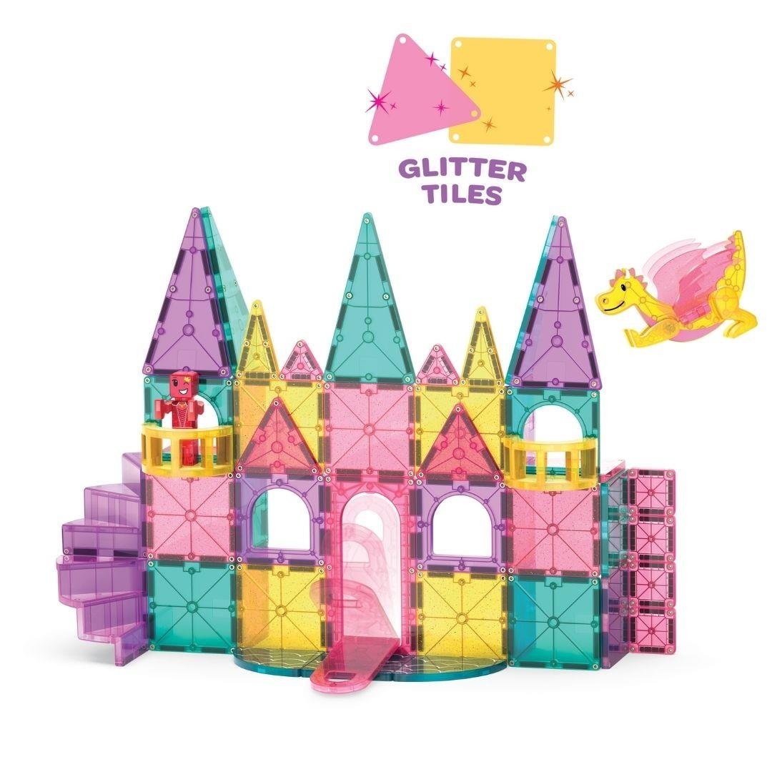 Magna-Tiles Castle DLX + microMAGS - Prenses Şatosu 48 Parça