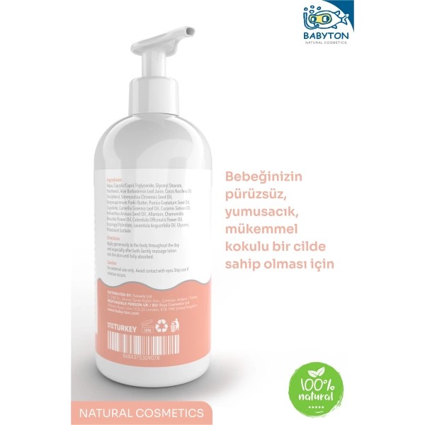 Bebek ve Çocuklar için Doğal Yüz ve Vücut Losyonu 250 ml