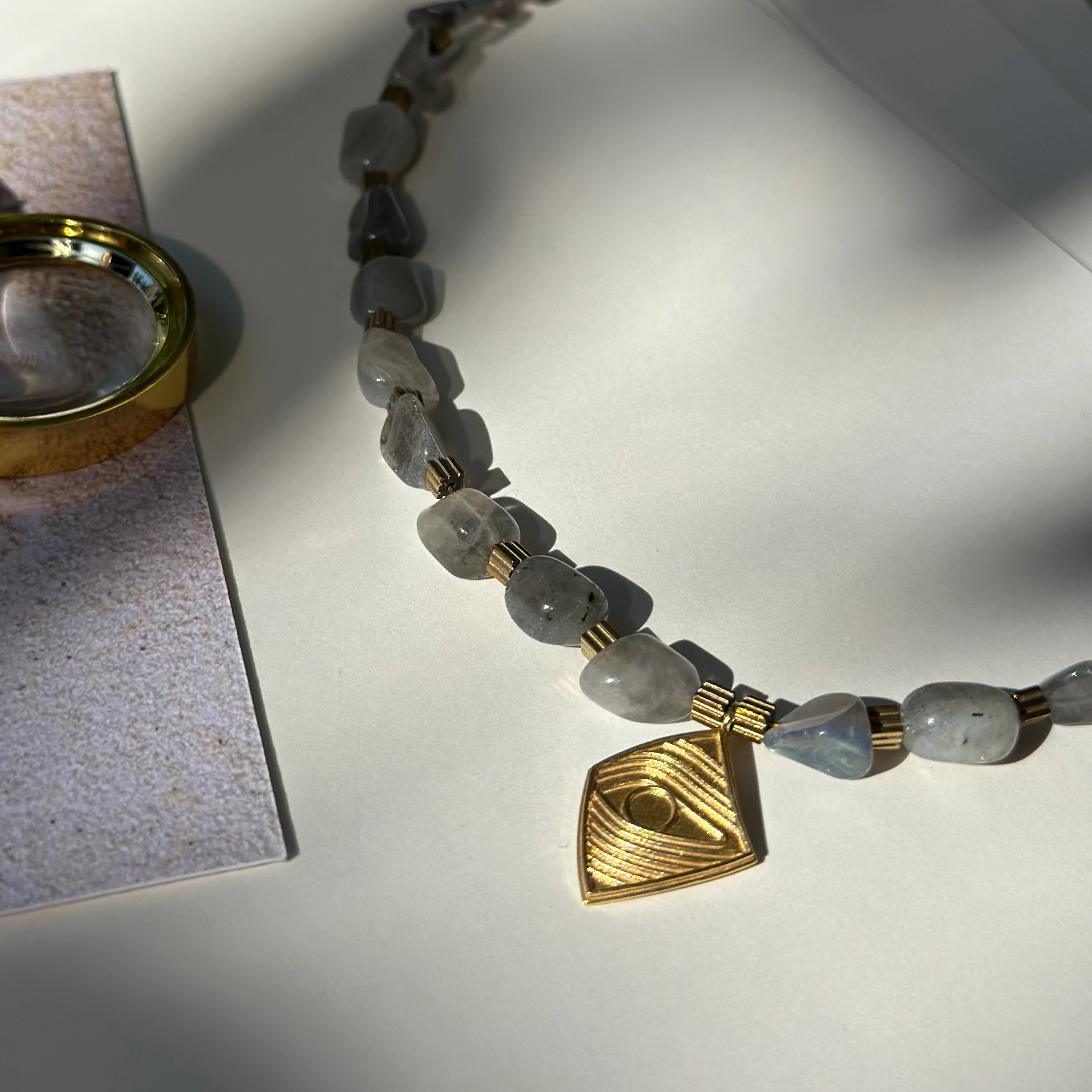 Wave's Aura Labradorit Kolye