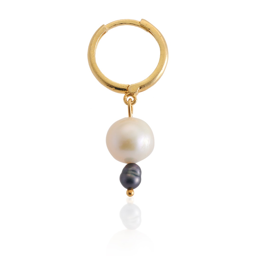 Pearls Küpe (Gold) (Tekli)