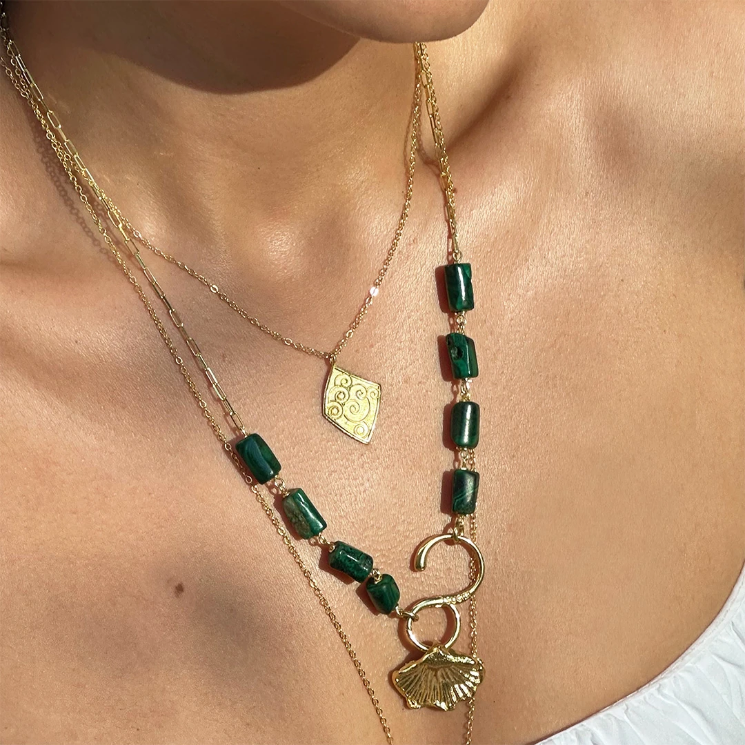 Sugibi Malachite Kolye