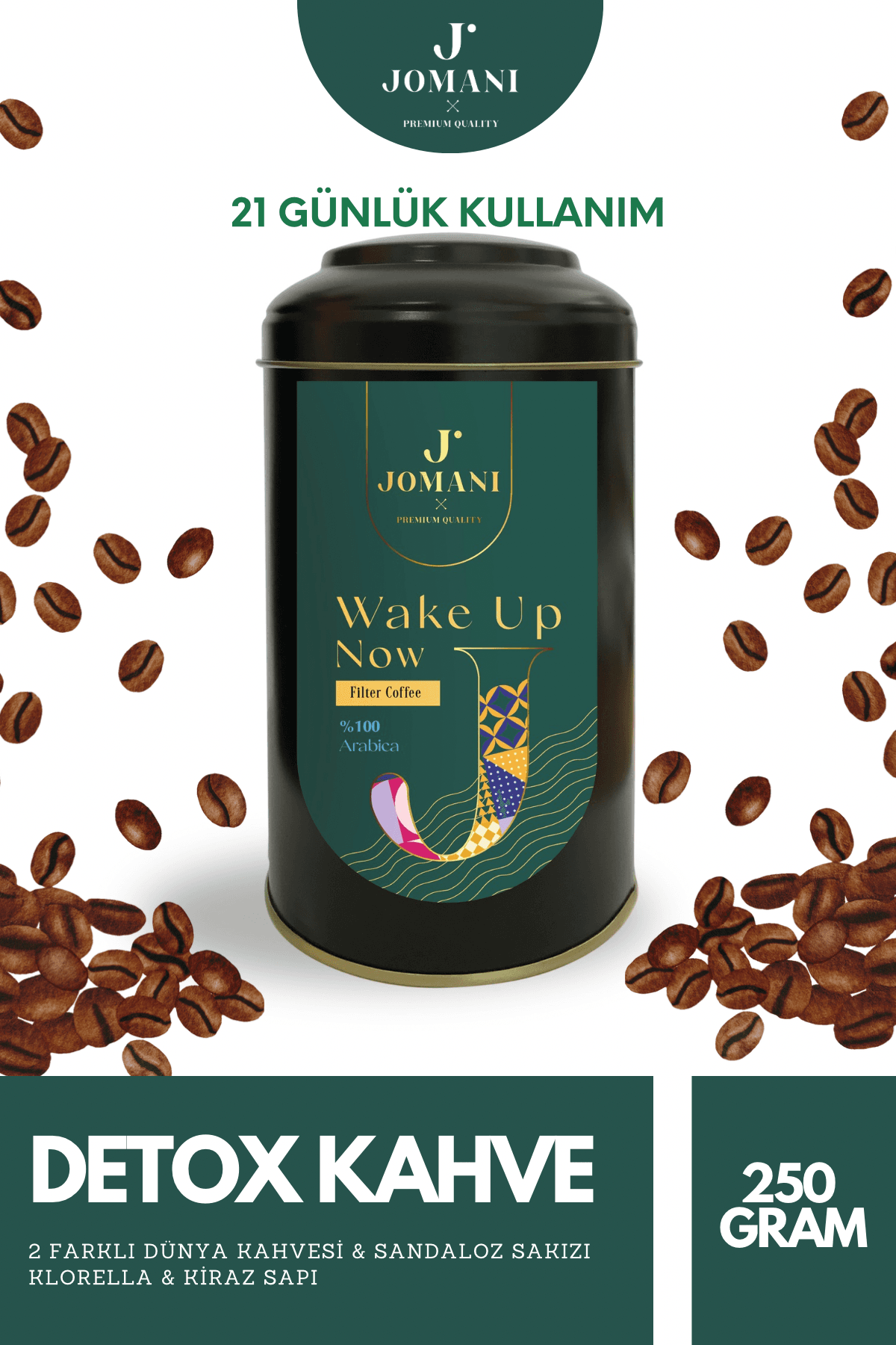 Wake up Now - Fonksiyonel Filtre Kahve - Öğütülmüş - 250gr