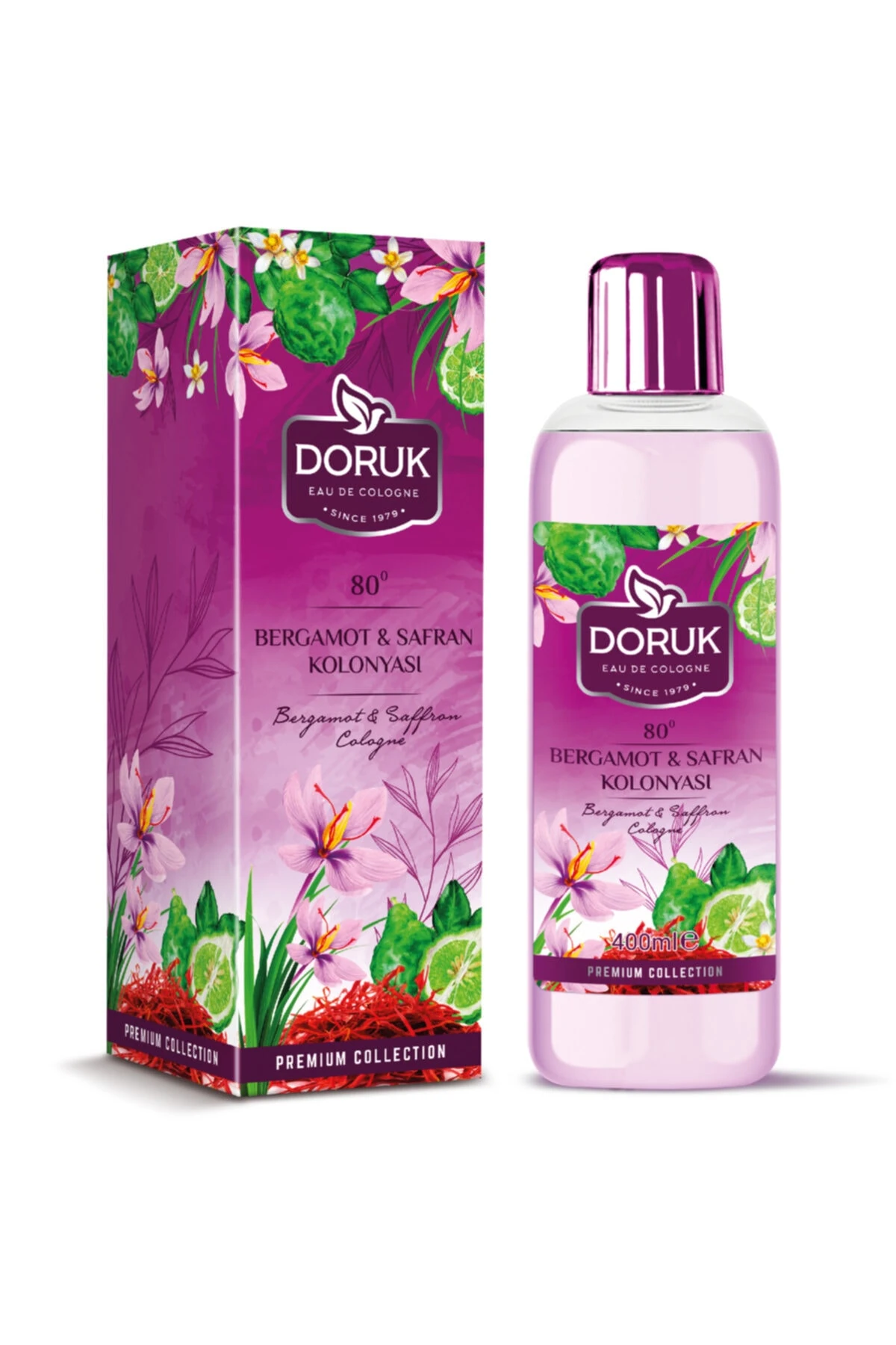 Bergamot & Sarfan Kolonyası 400 ml 80 Derece