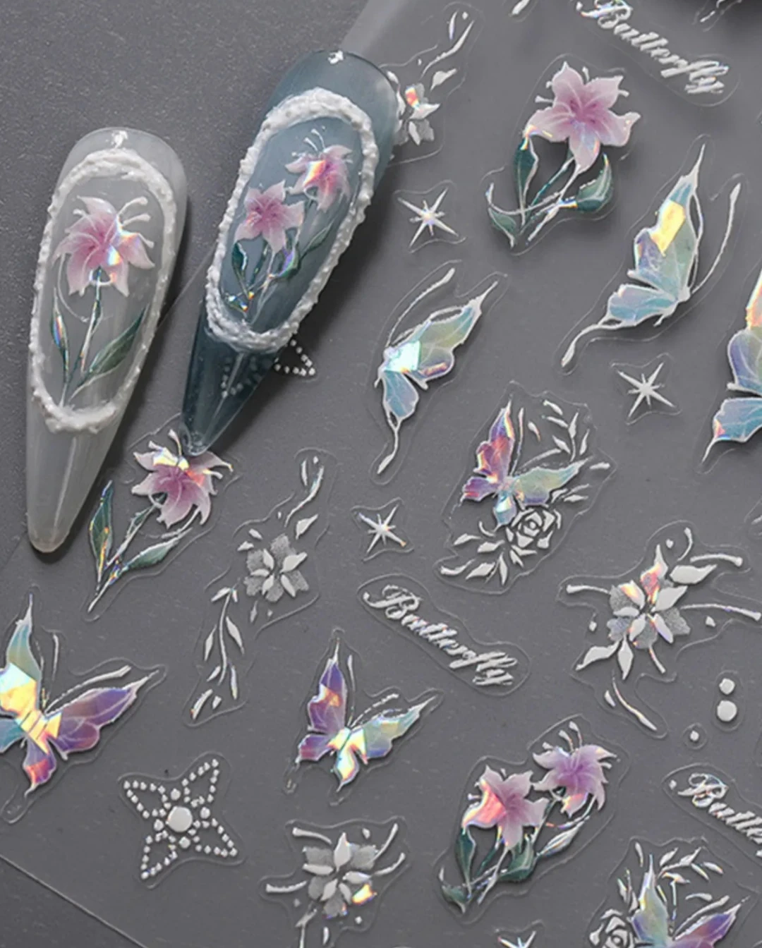 Tırnak Sticker Protez Tırnak Kalıcı Oje Süsleme, Nail Art Sticker