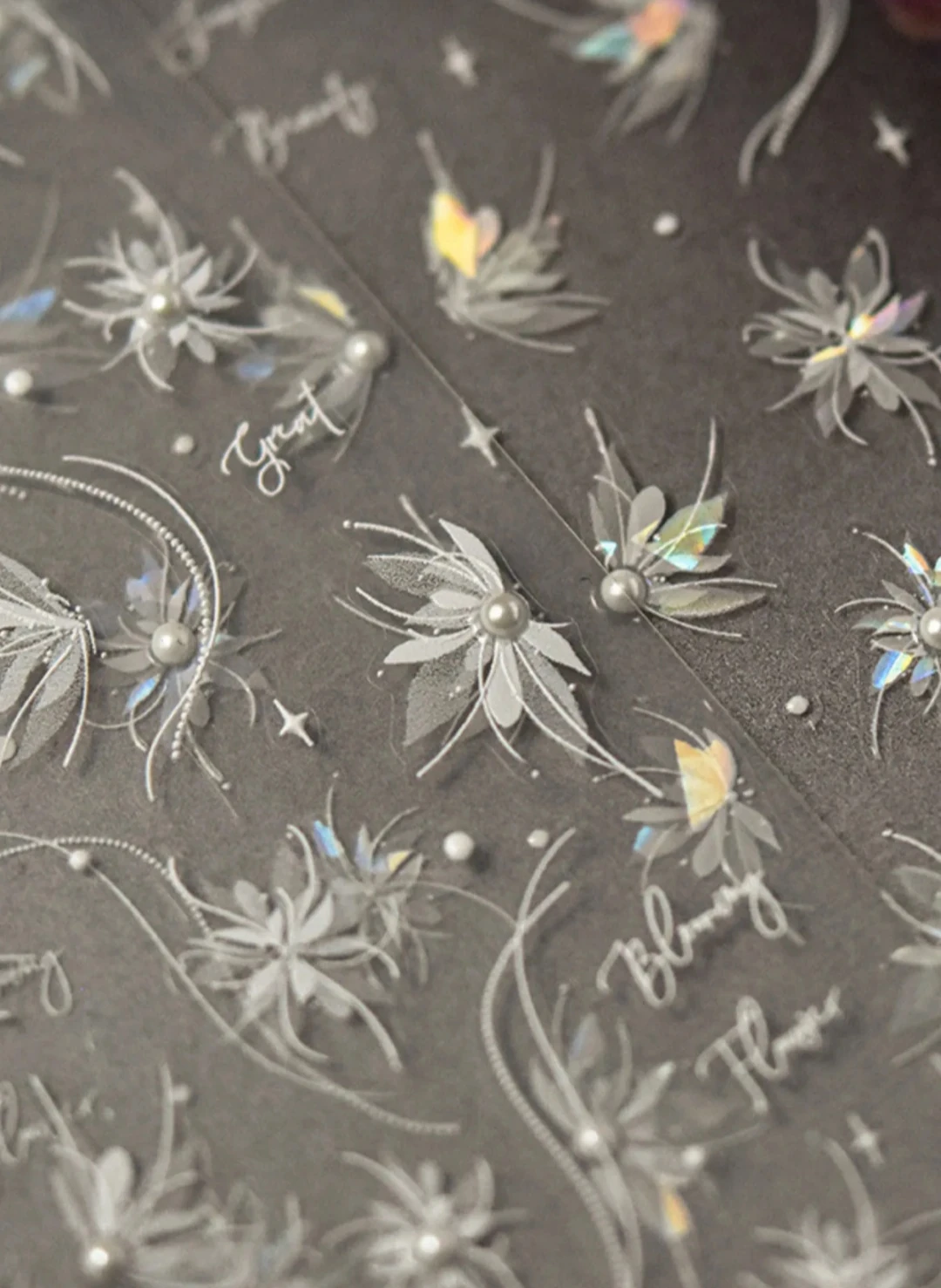 Tırnak Sticker Protez Tırnak Kalıcı Oje Süsleme, Nail Art Sticker