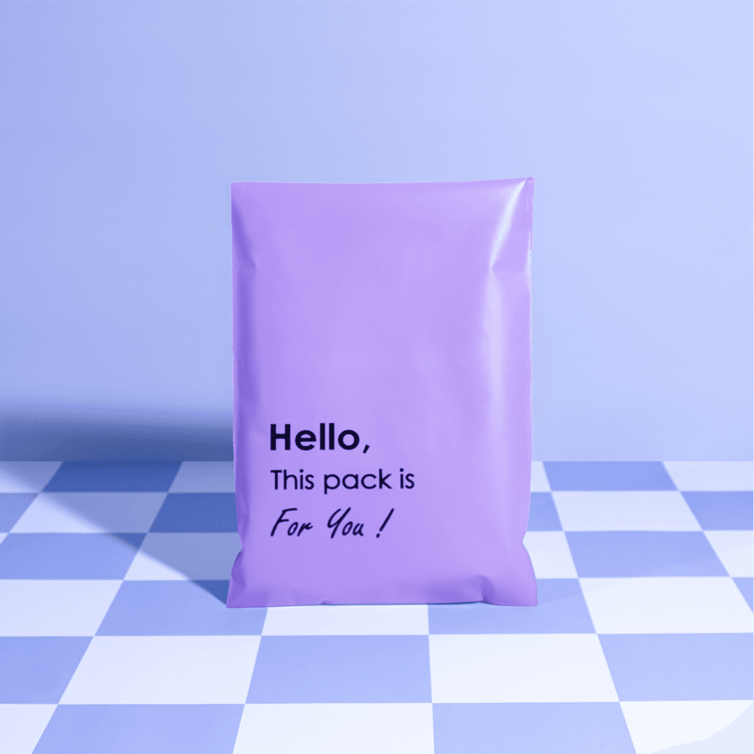 18x25 cm Lilac Eco-Friendly Poly Mailers