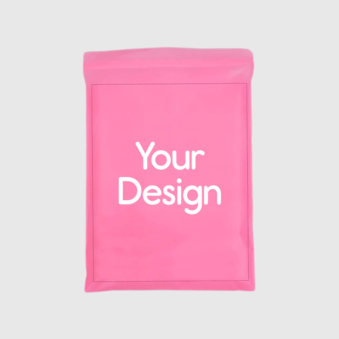Custom Pink Eco-Friendly Poly Mailers for Your Brand
