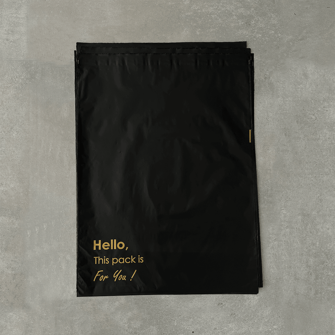 50x60 cm Siyah Renk Doğa Dostu Kargo Poşeti