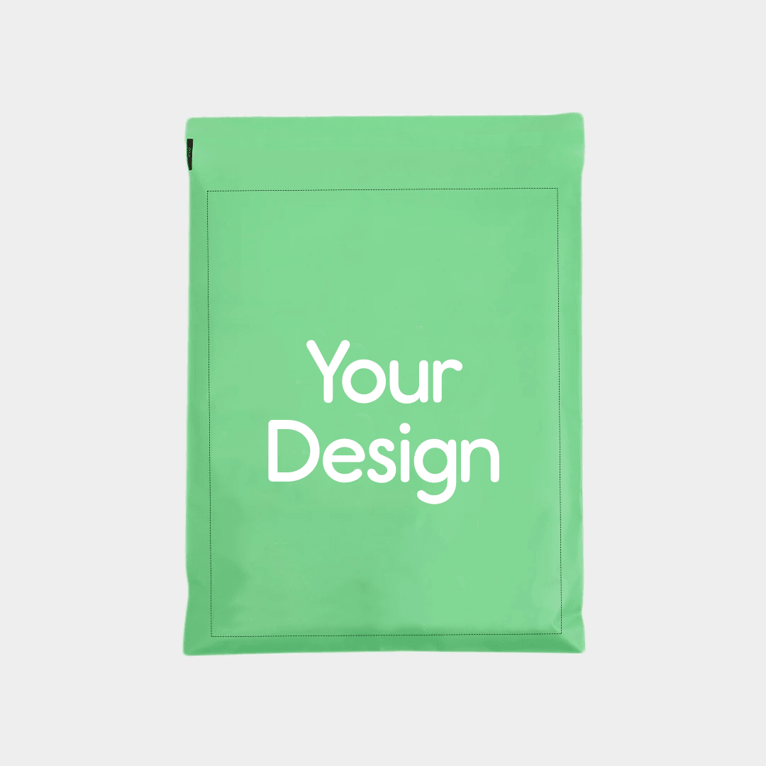 Custom Green Eco-Friendly Poly Mailers for Your Brand