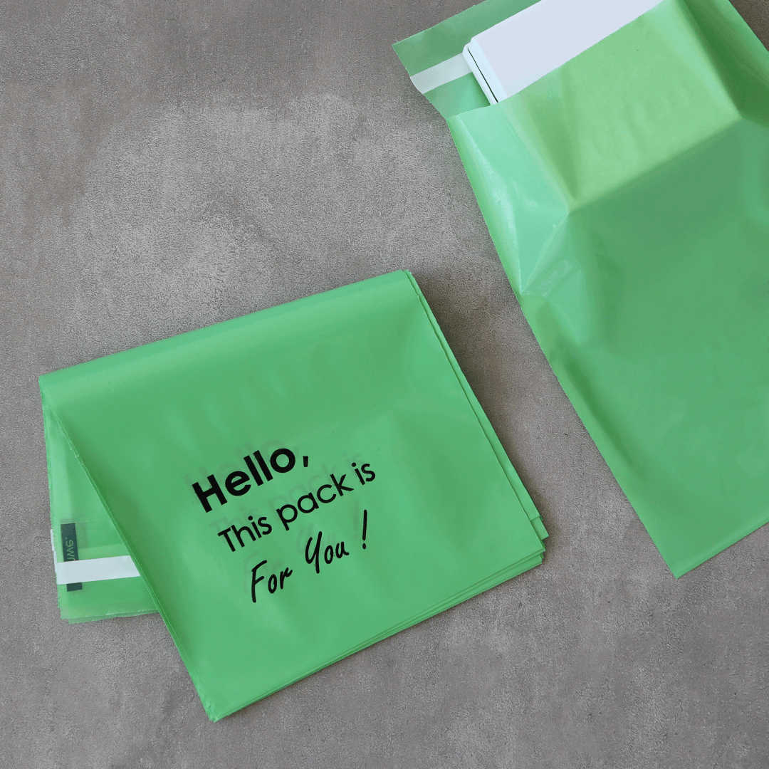 18x25 cm Green Eco-Friendly Poly Mailers