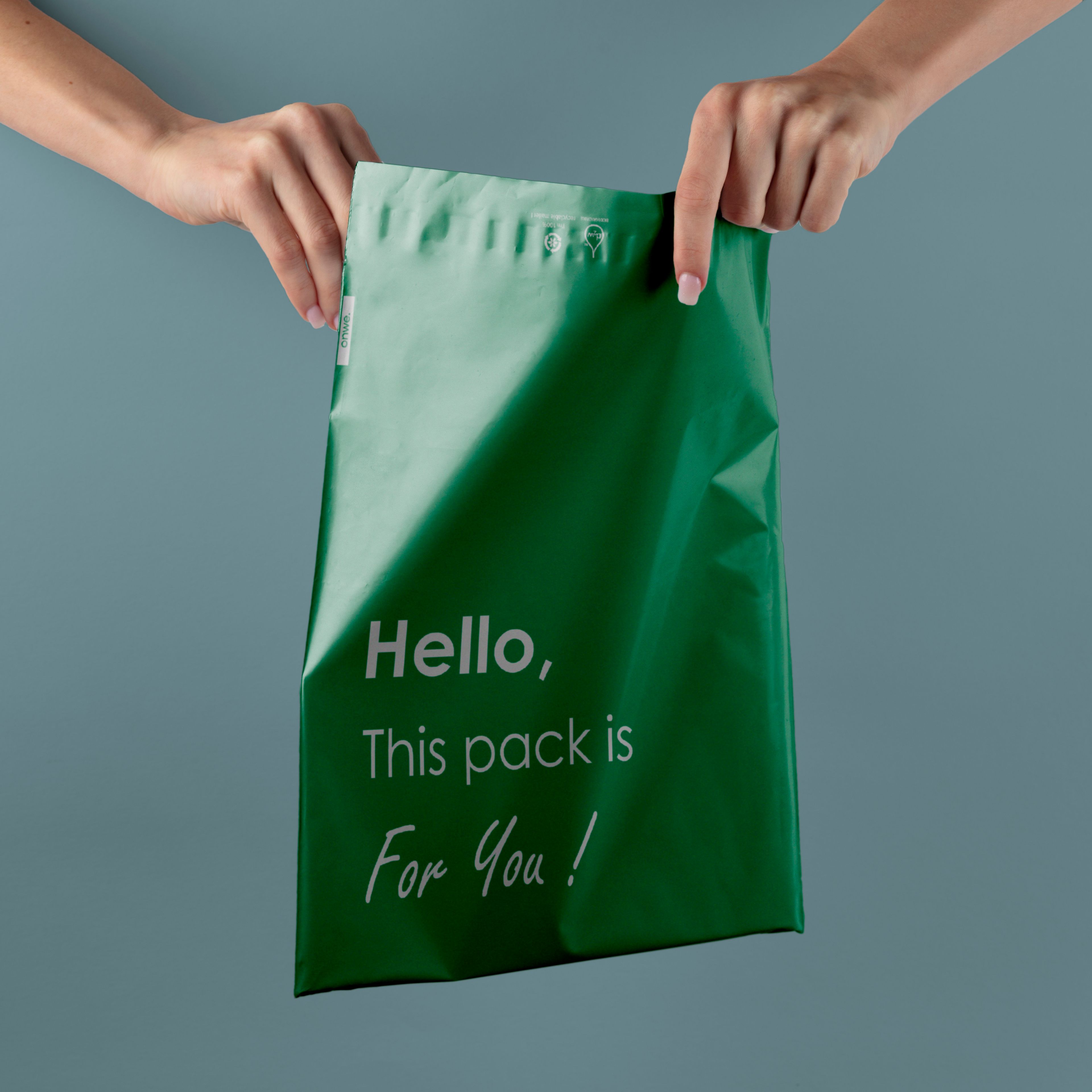 45x55 cm Green Eco-Friendly Poly Mailer