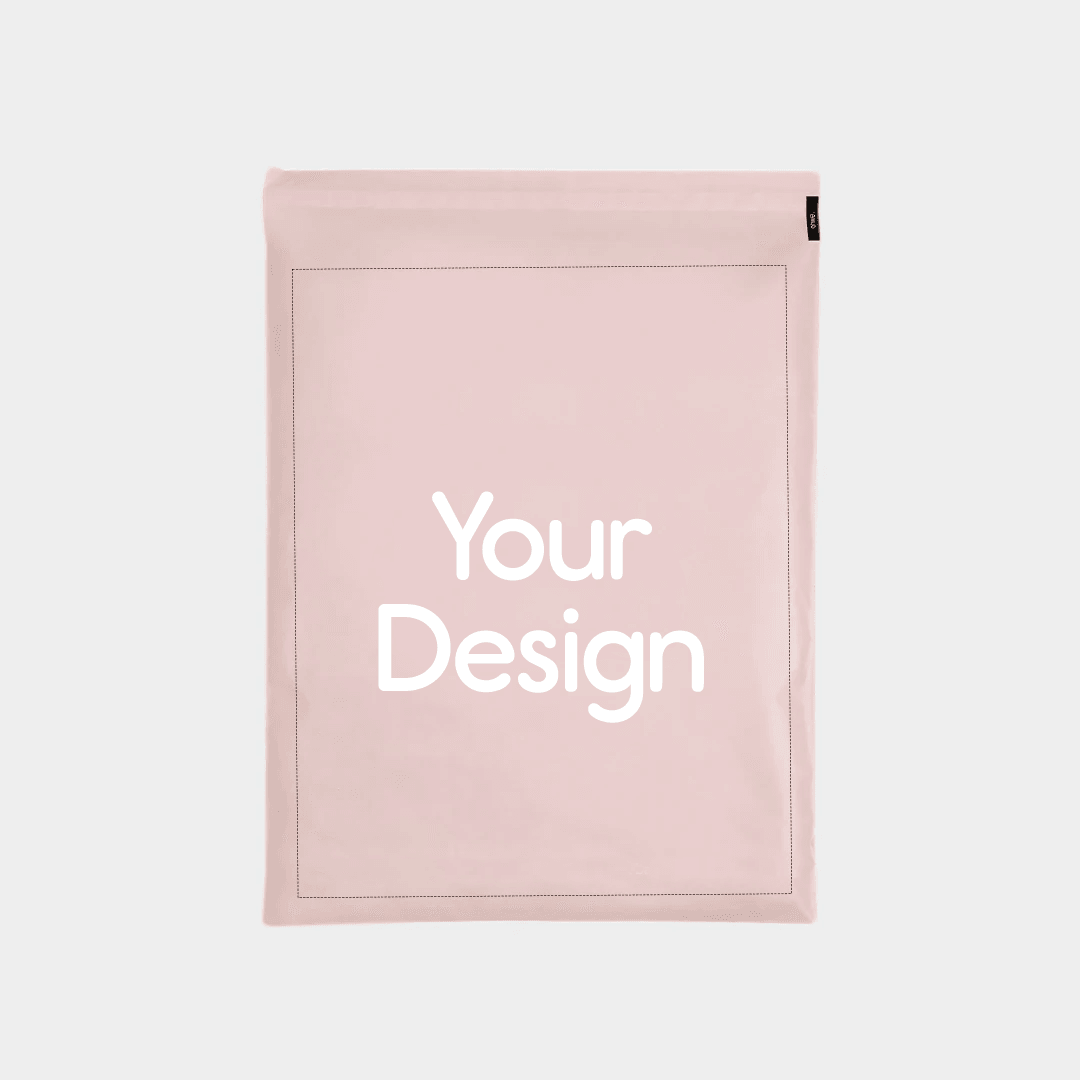 Custom Rose Eco-Friendly Poly Mailers for Your Brand