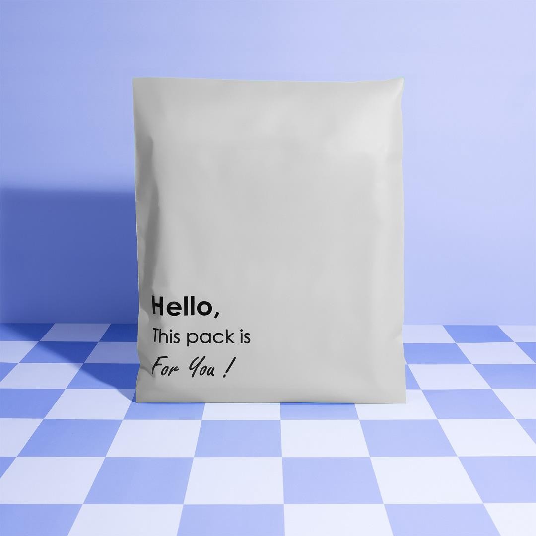 35x42 cm Transparent Eco-Friendly Poly Mailer