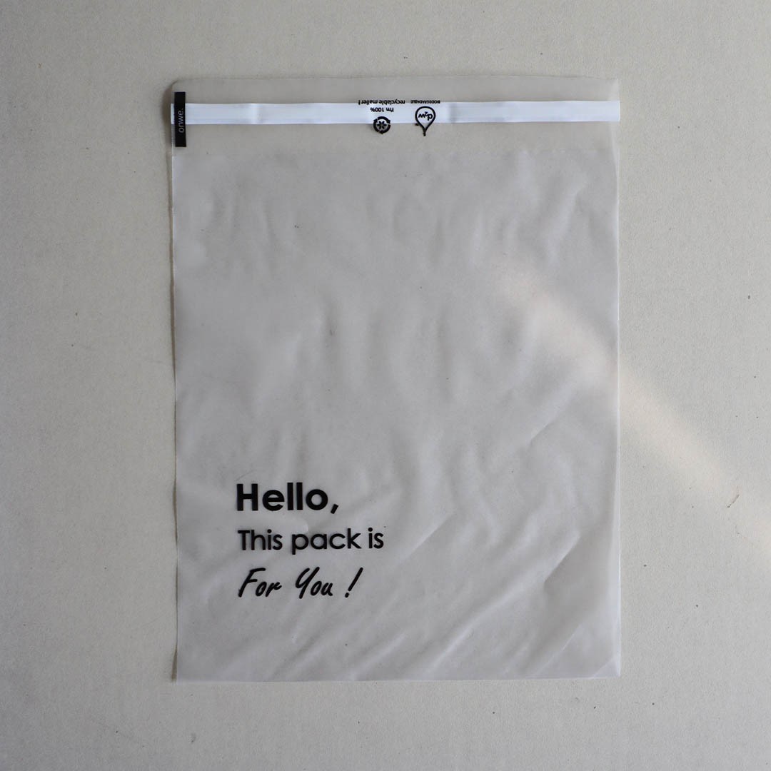 25x30 cm Transparent Eco-Friendly Poly Mailer