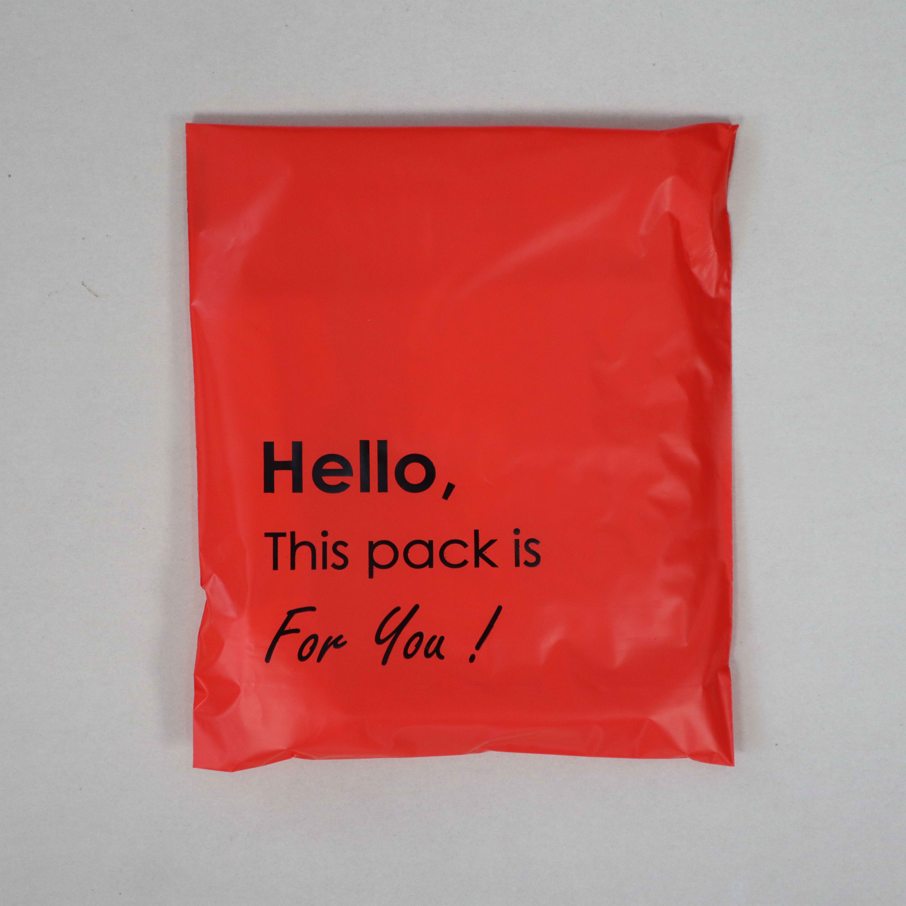 25x30 cm Red Eco-Friendly Poly Mailer