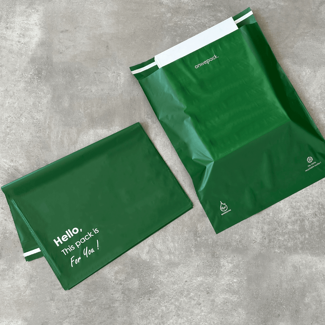45x55 cm Green Eco-Friendly Poly Mailer