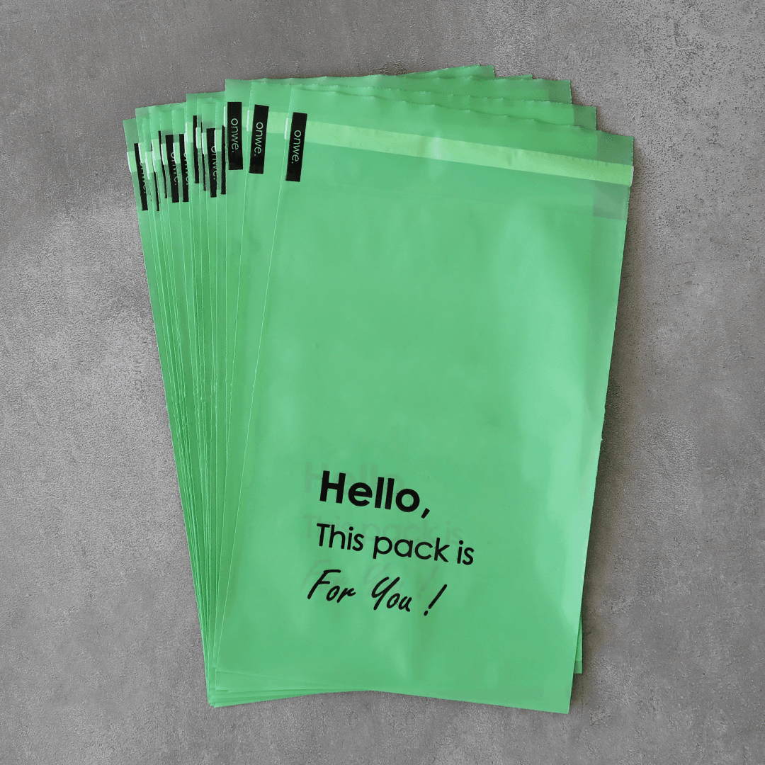 18x25 cm Green Eco-Friendly Poly Mailers