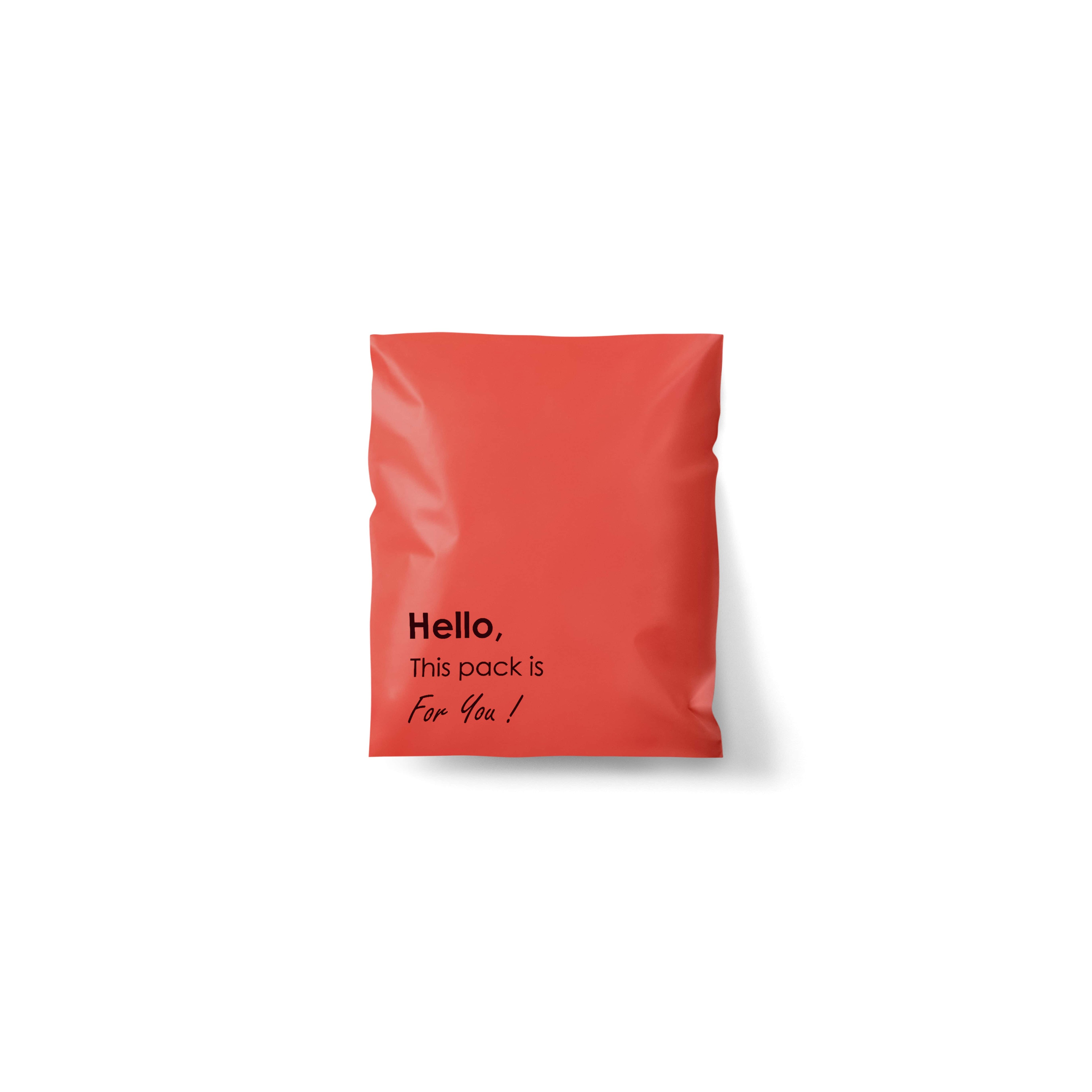 30x35 cm Red Eco-Friendly Poly Mailer