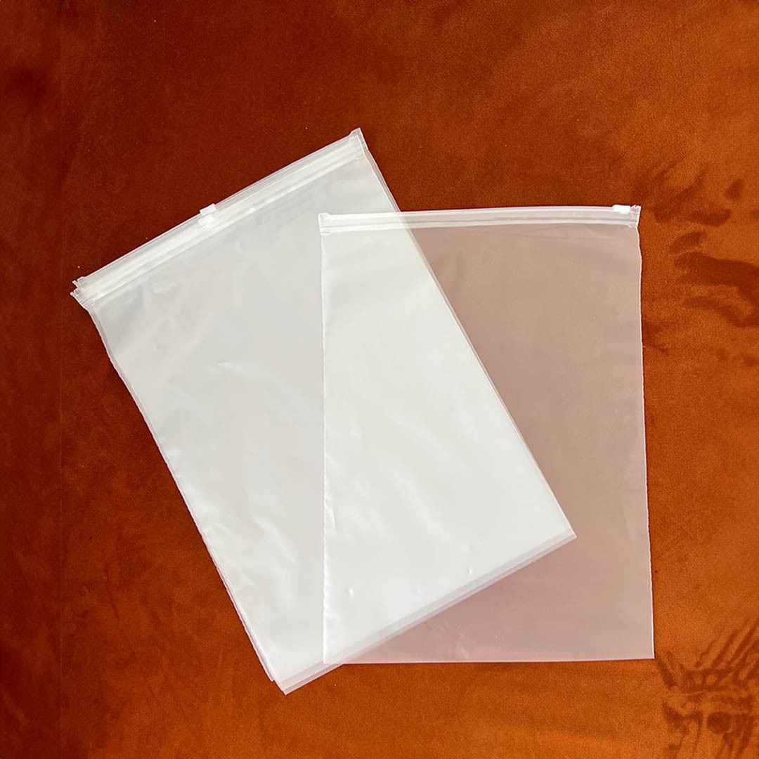 25x35 cm Doğa Dostu Baskısız Fermuarlı Poşet