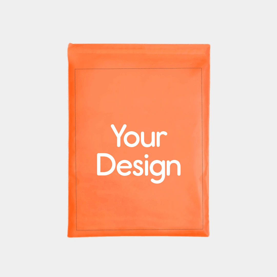 Custom Orange Eco-Friendly Poly Mailers for Your Brand