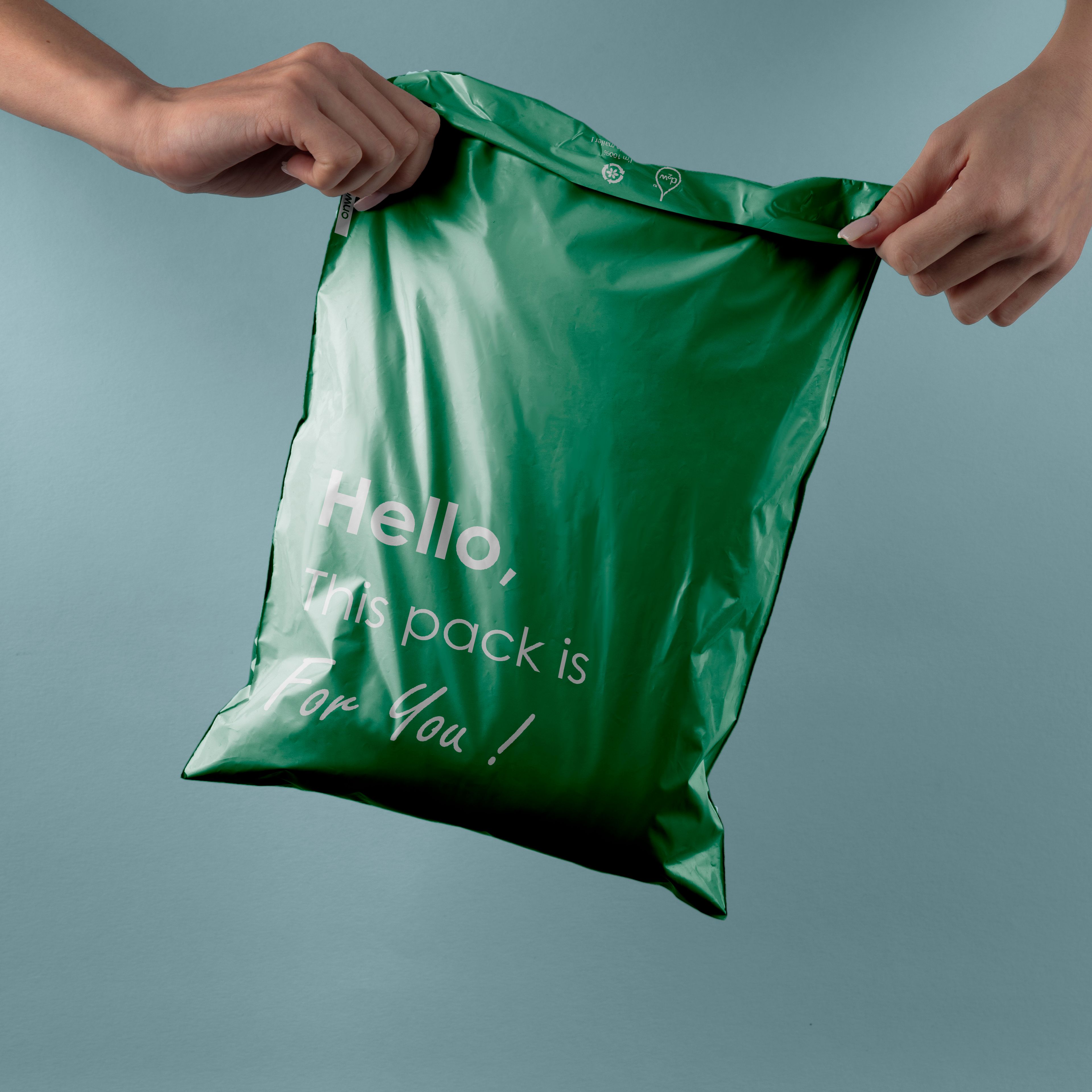 45x55 cm Green Eco-Friendly Poly Mailer