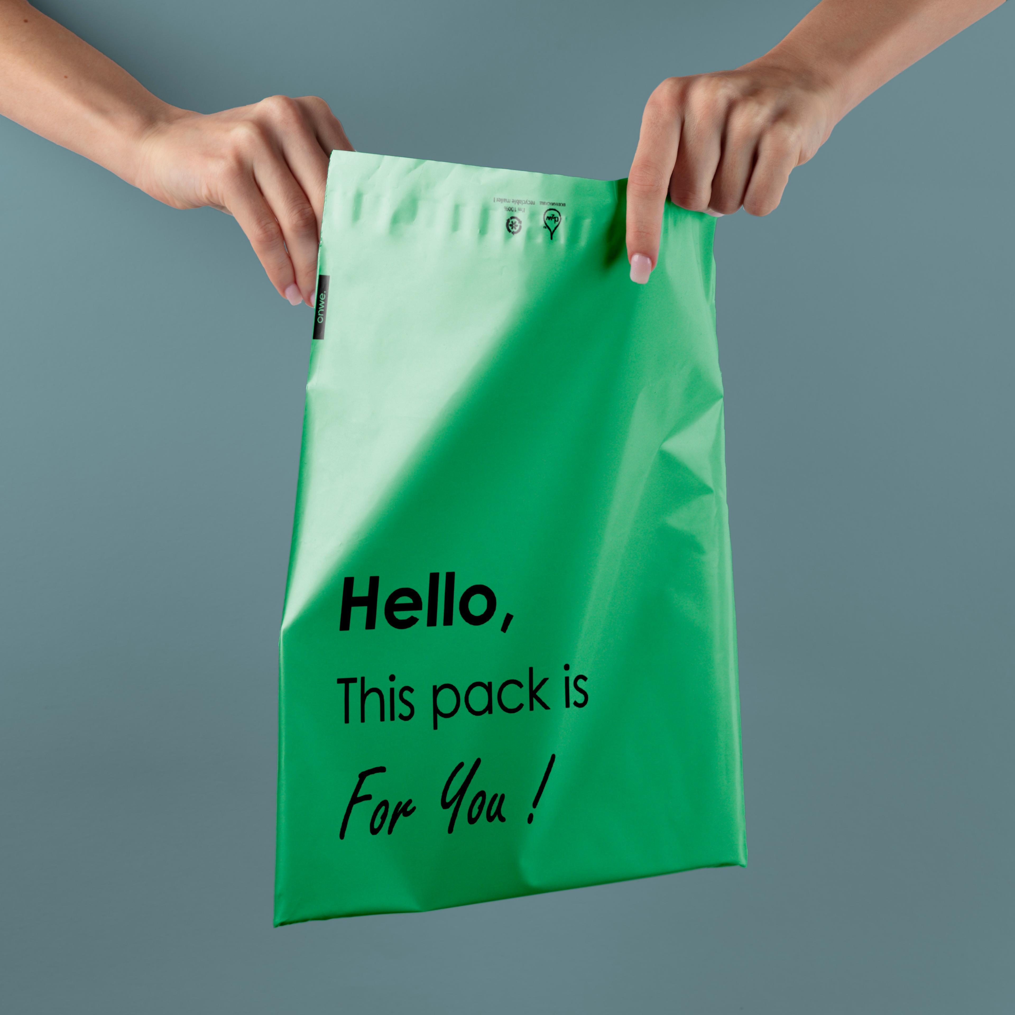 40x50 cm Green Eco-Friendly Poly Mailer