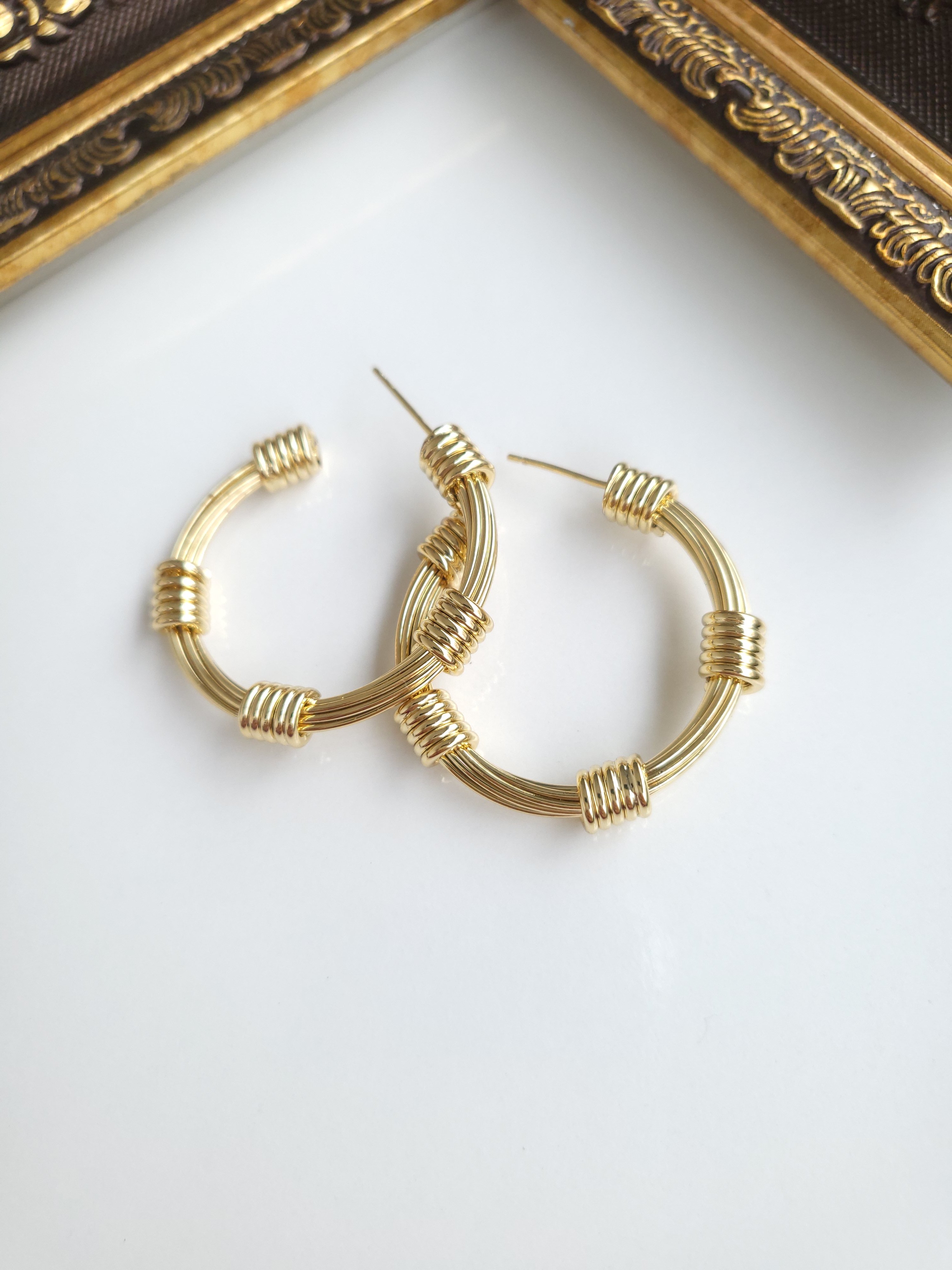 Xuping Gold Halka Küpe