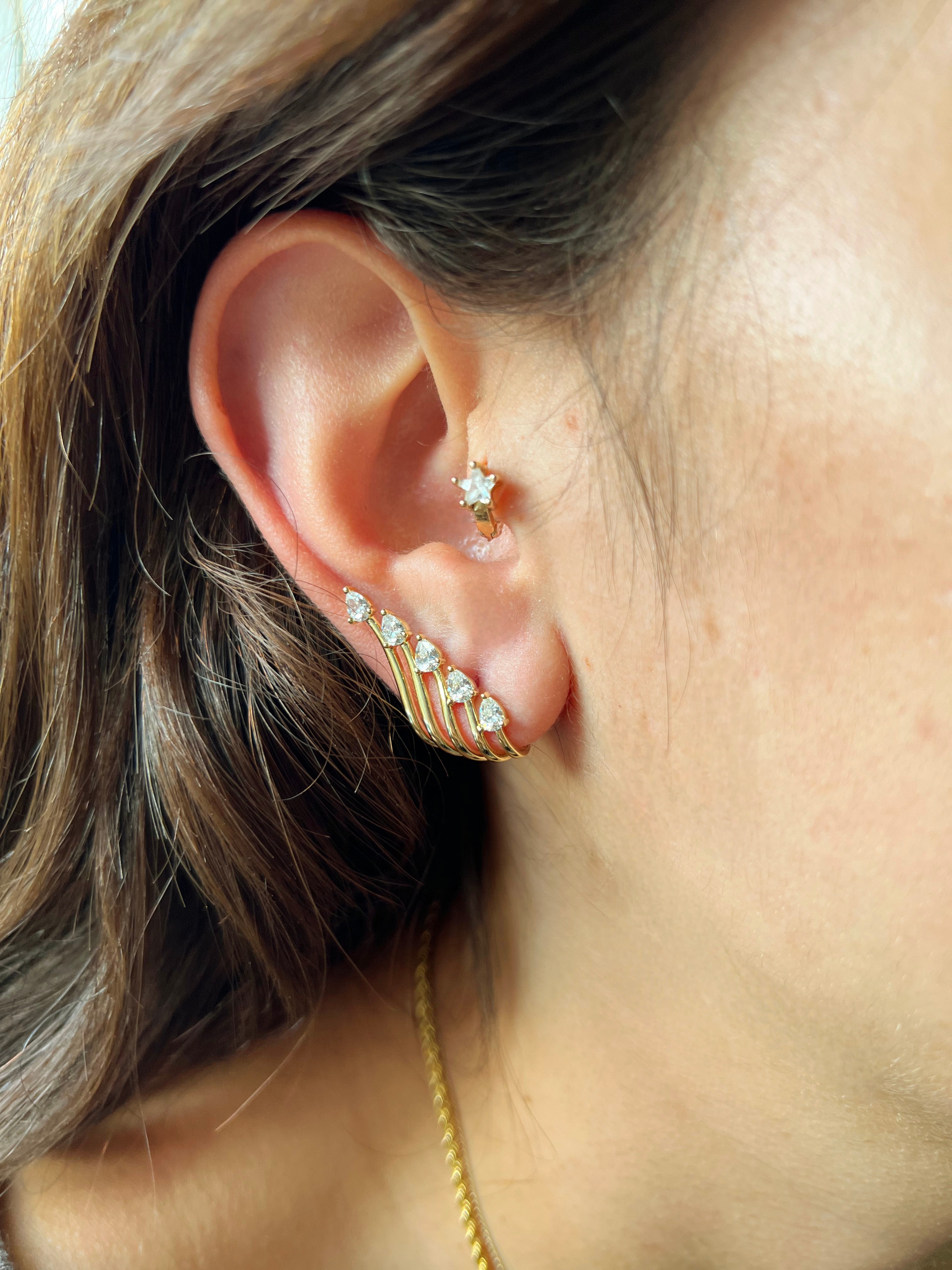 Xuping Gold Elegant Küpe