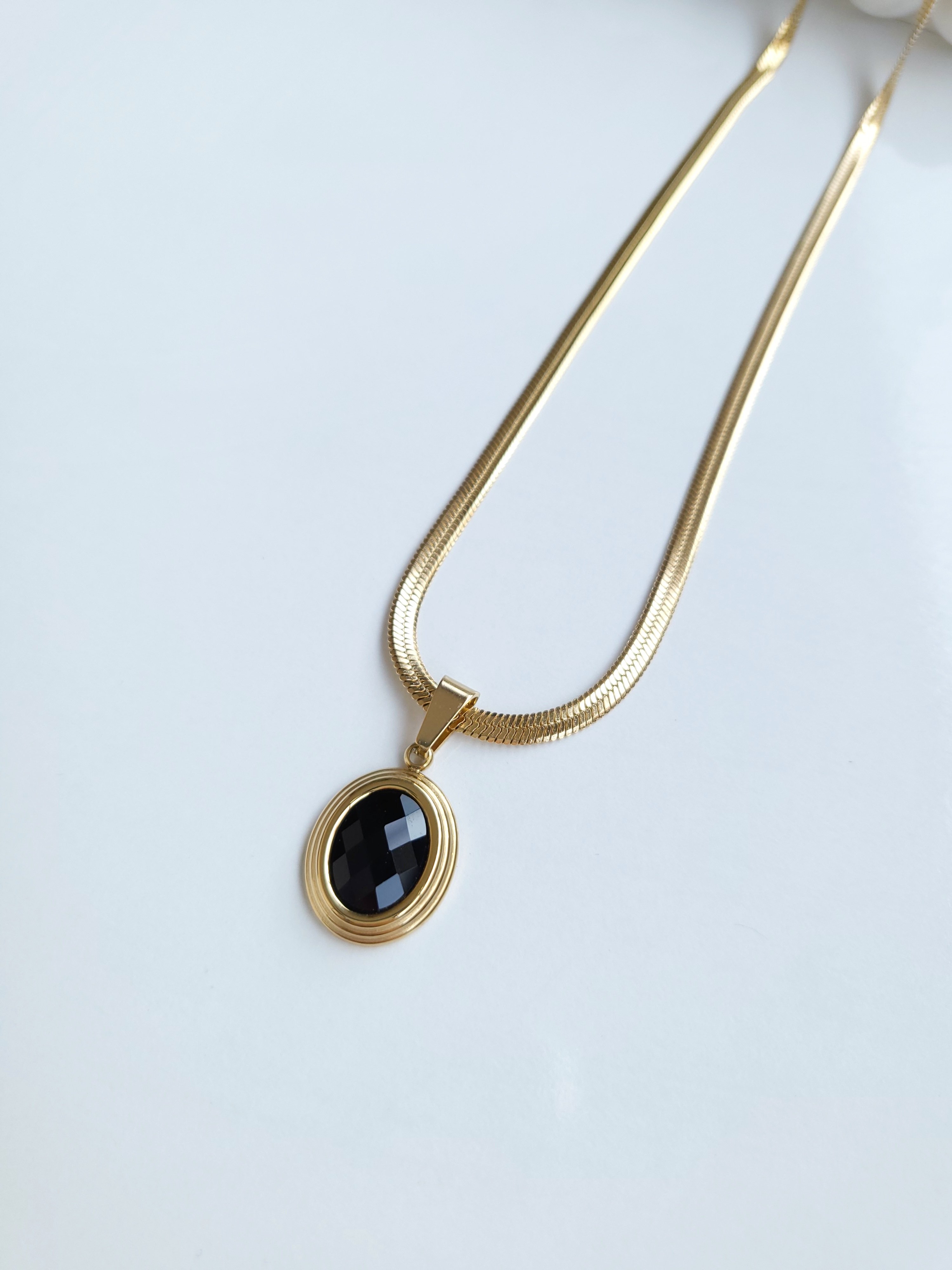 Çelik Gold Vintage Kolye