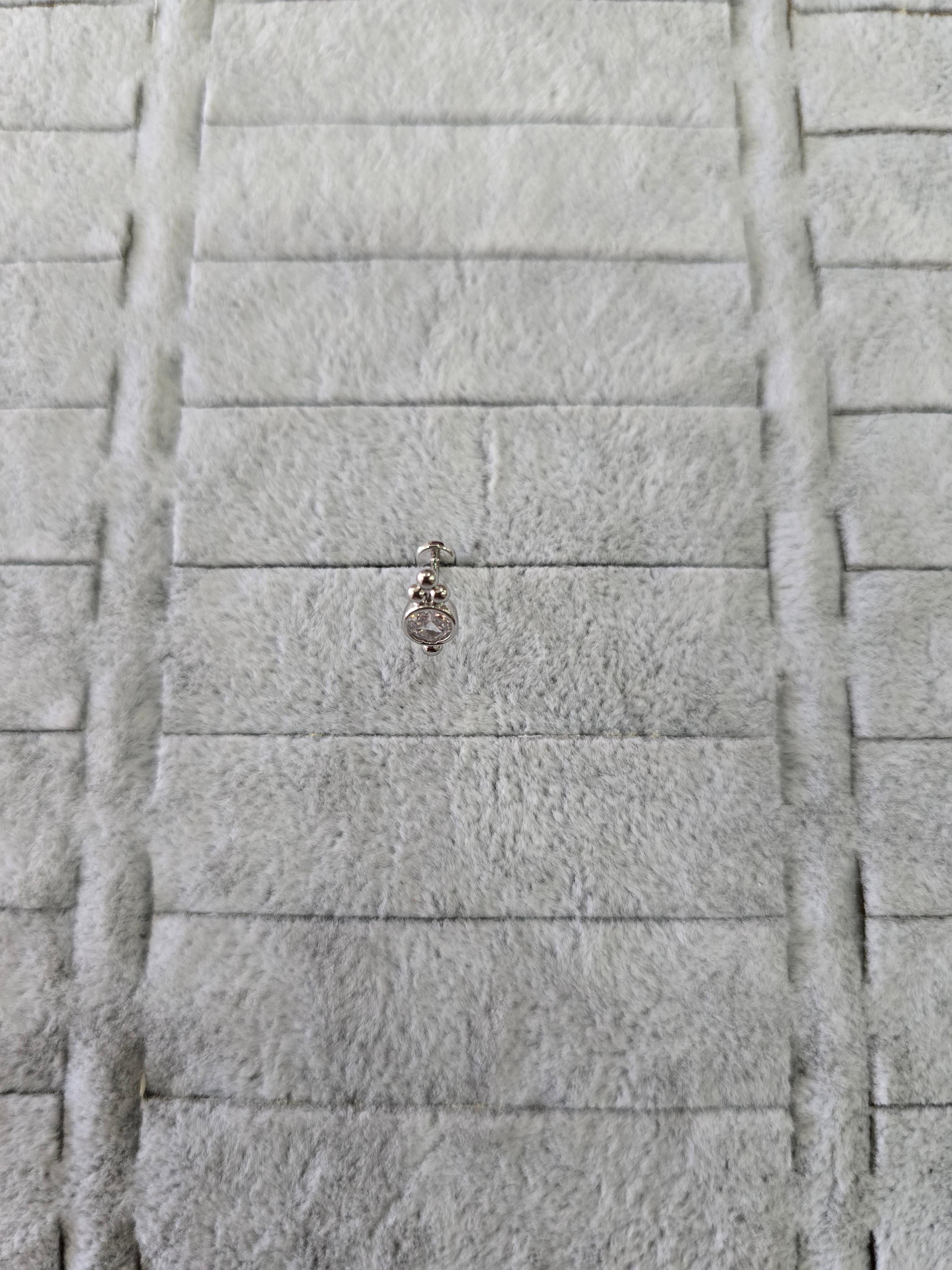 Çelik Silver Pırlanta Tragus