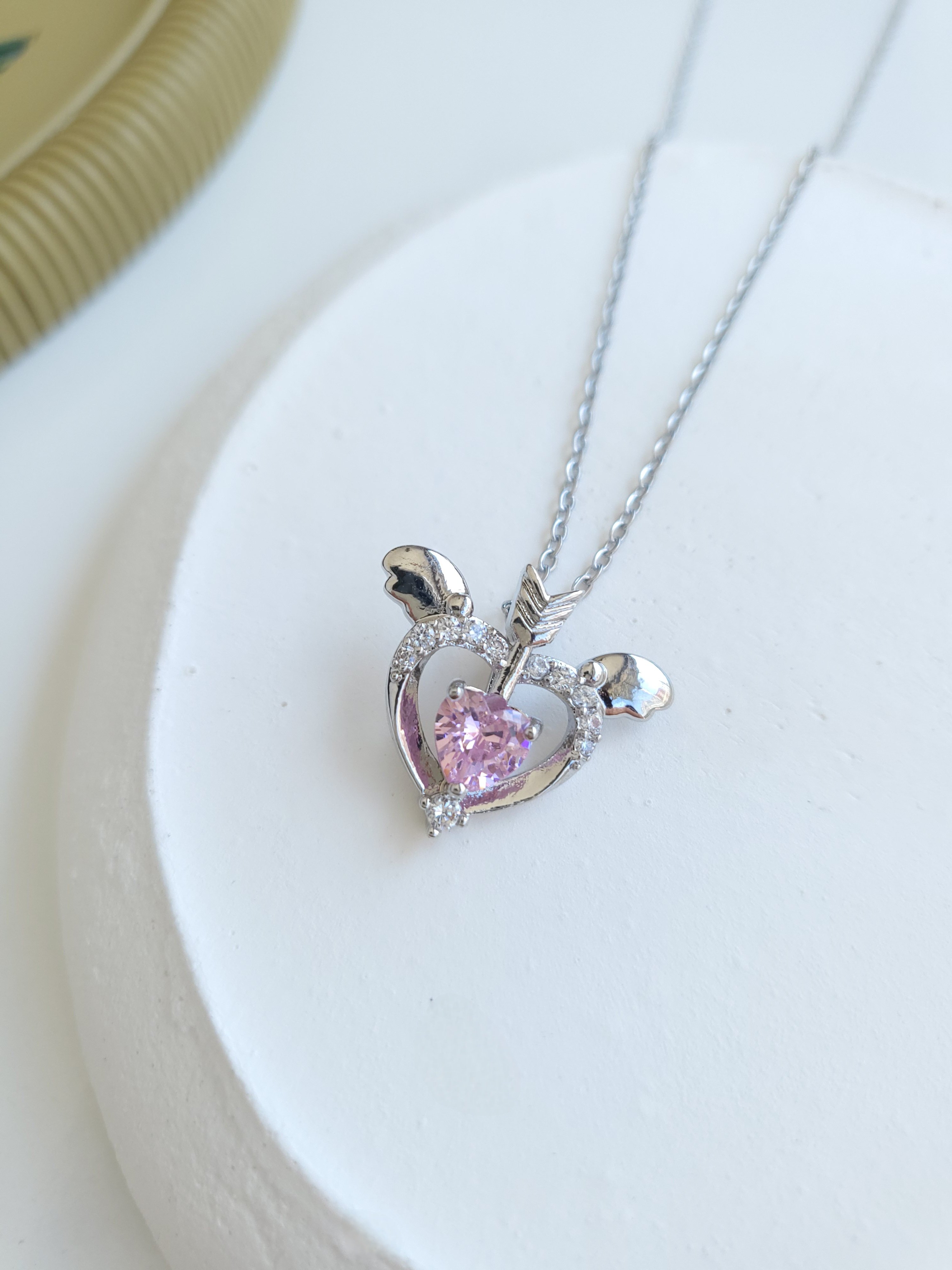 Çelik Silver Loving Kolye