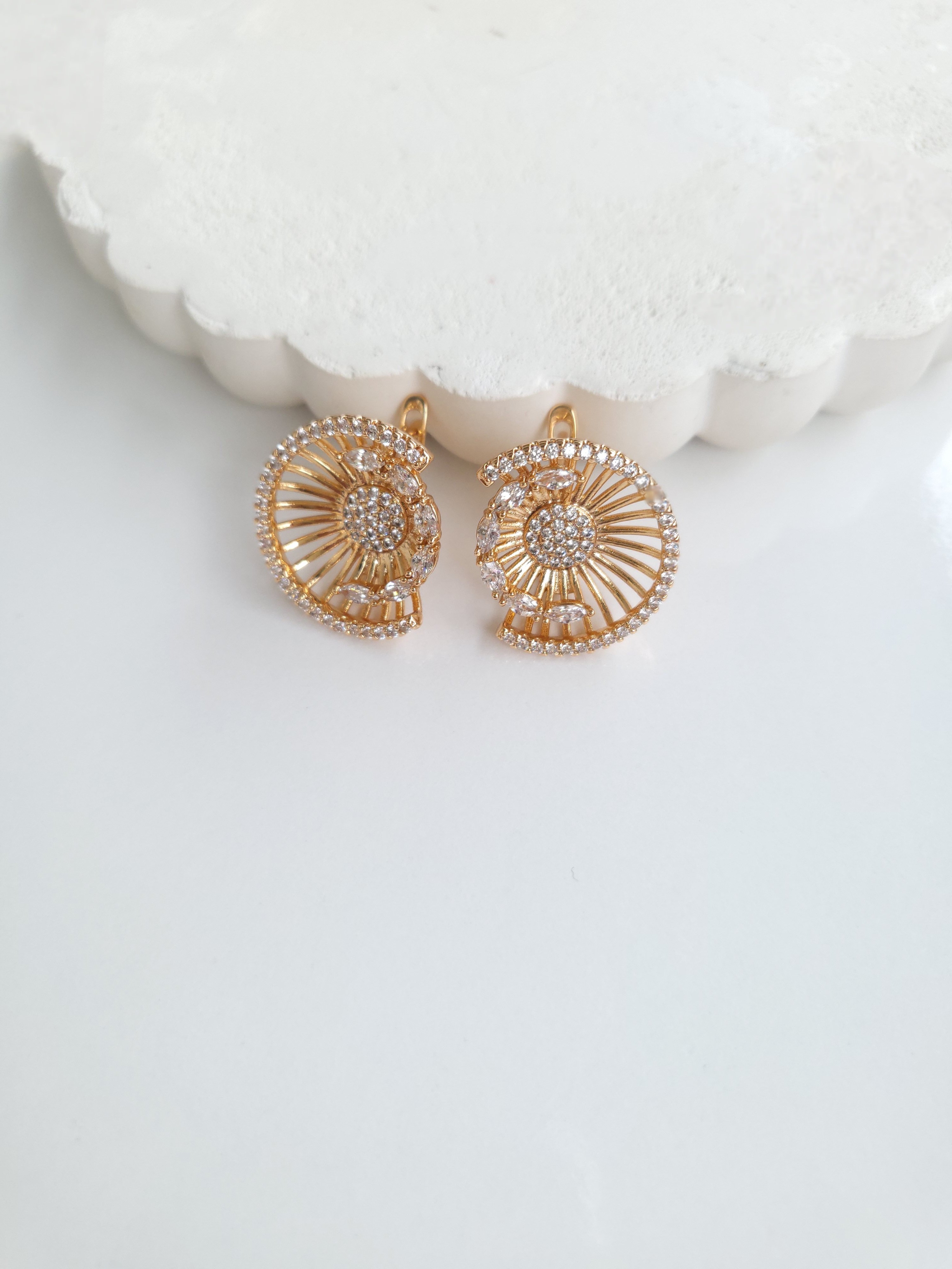 Xuping Rose Gold Taşlı Küpe