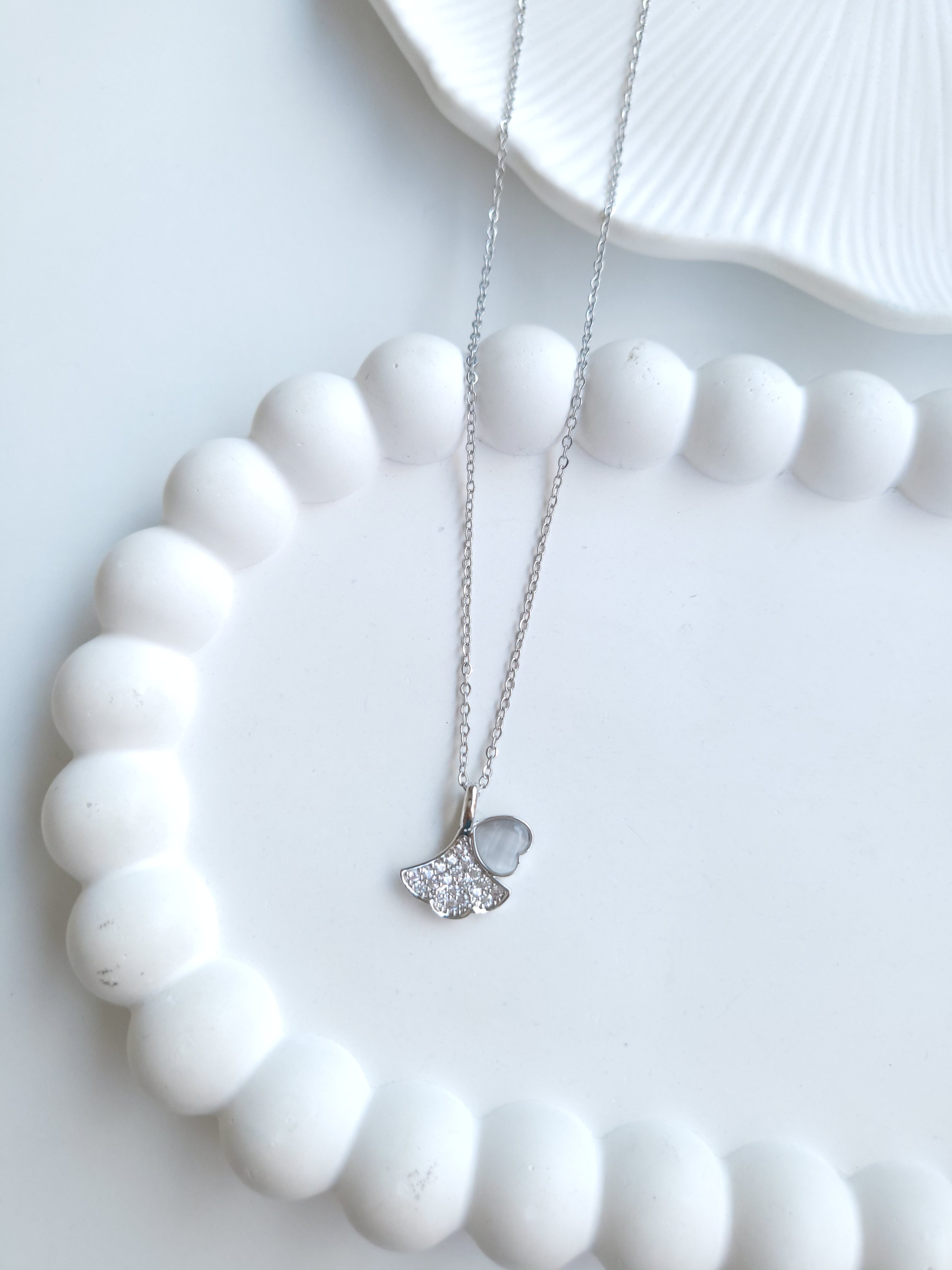 Çelik Silver Kolye