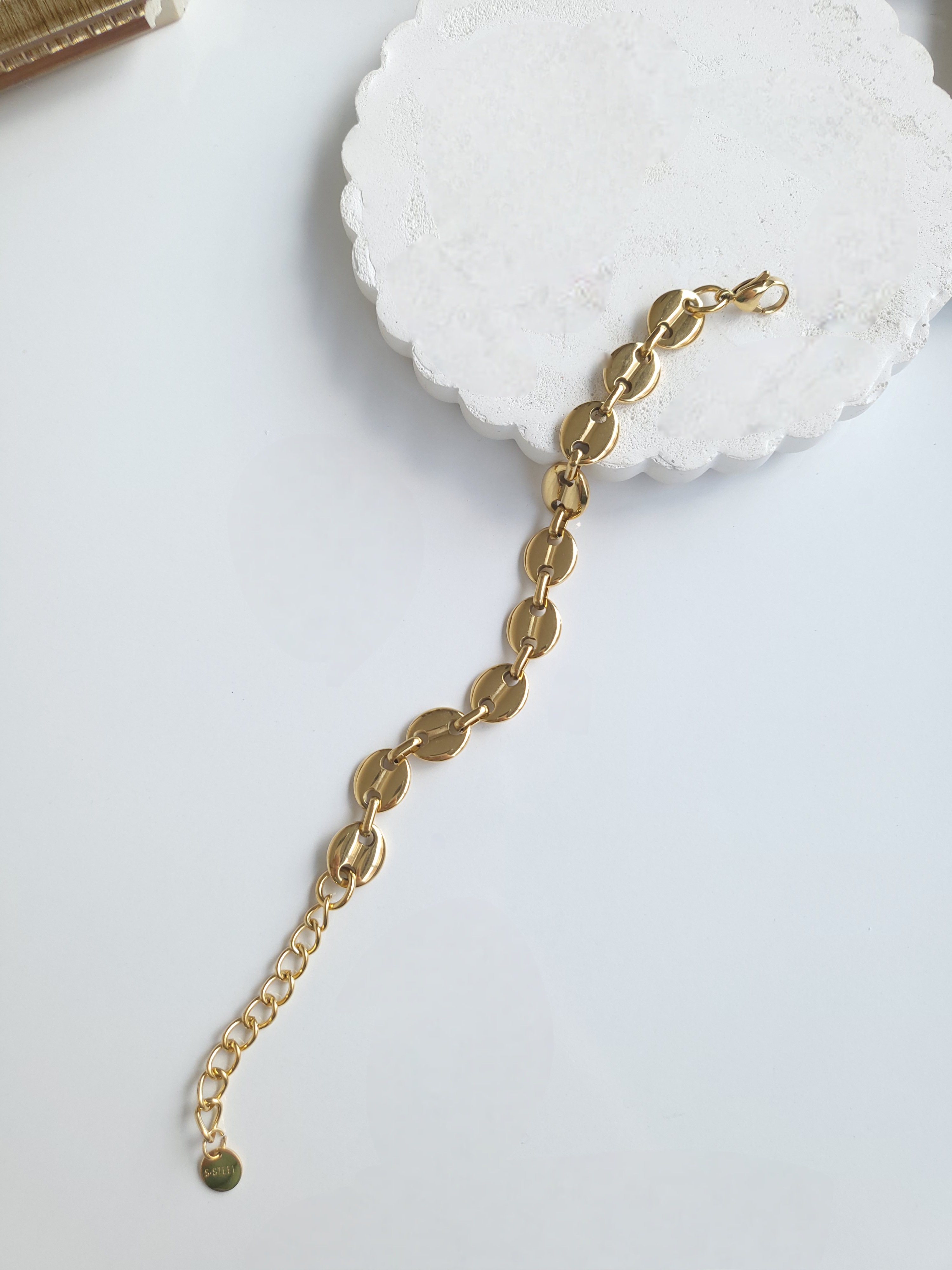 Çelik Gold Fashion Bileklik