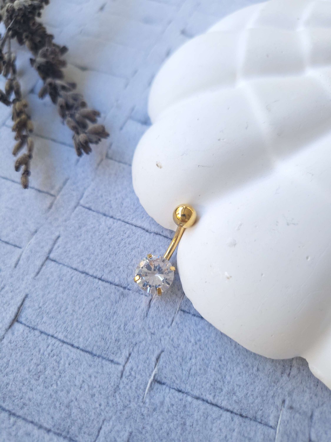 Çelik Gold Göbek Piercing