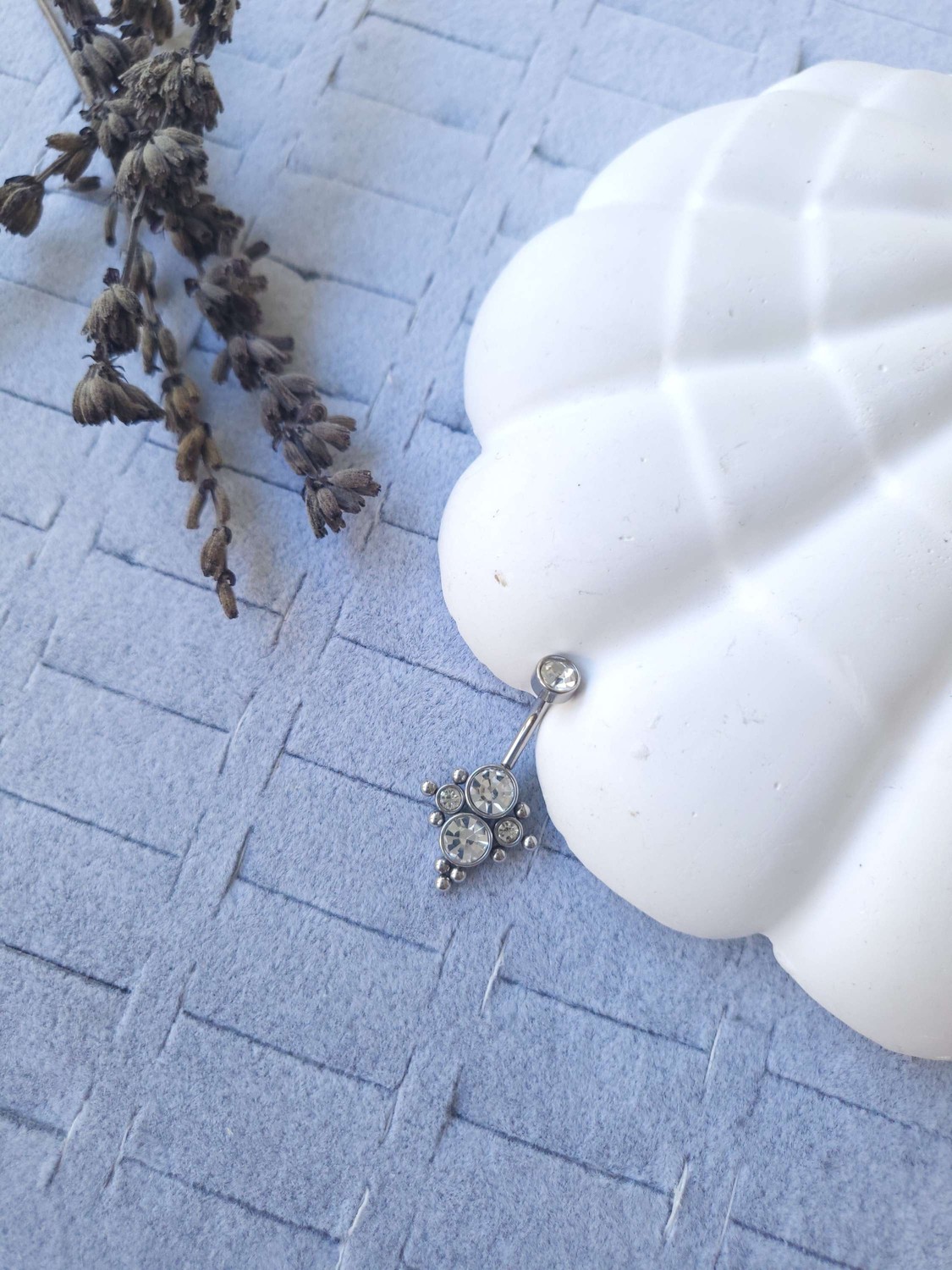 Çelik Silver Göbek Piercing