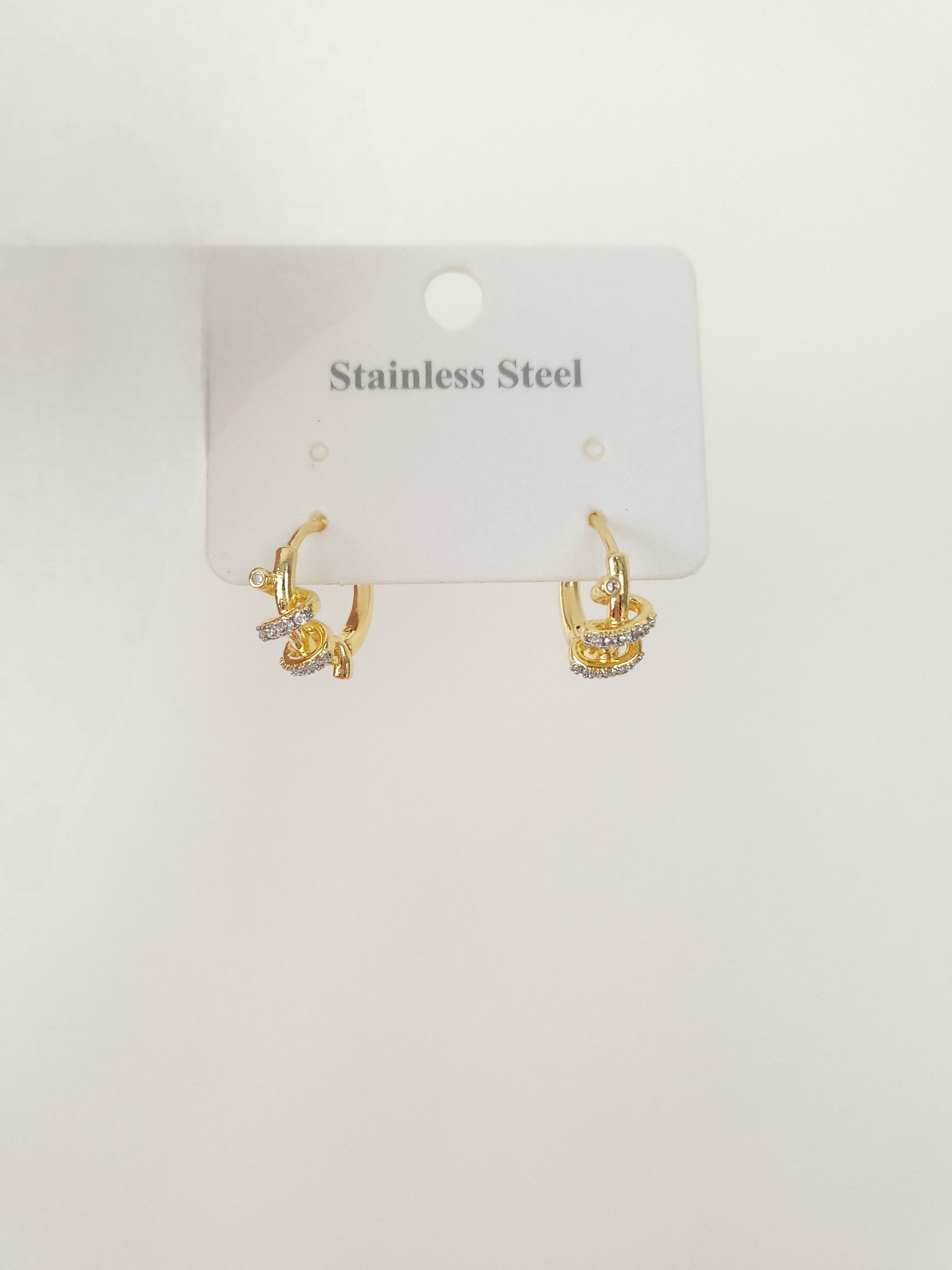 Çelik Gold Fashion Küpe