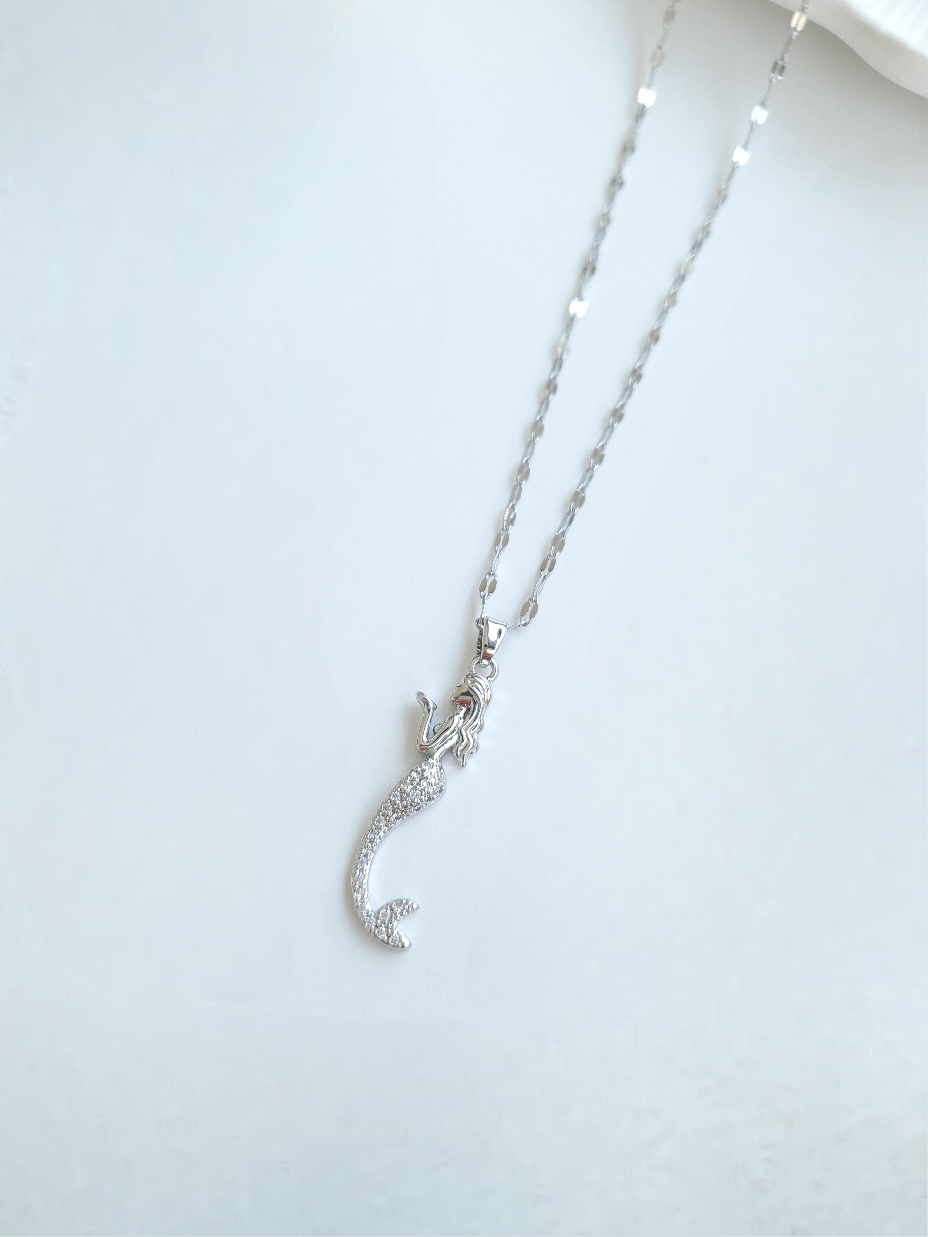 Çelik Silver Deniz Kızı Kolye