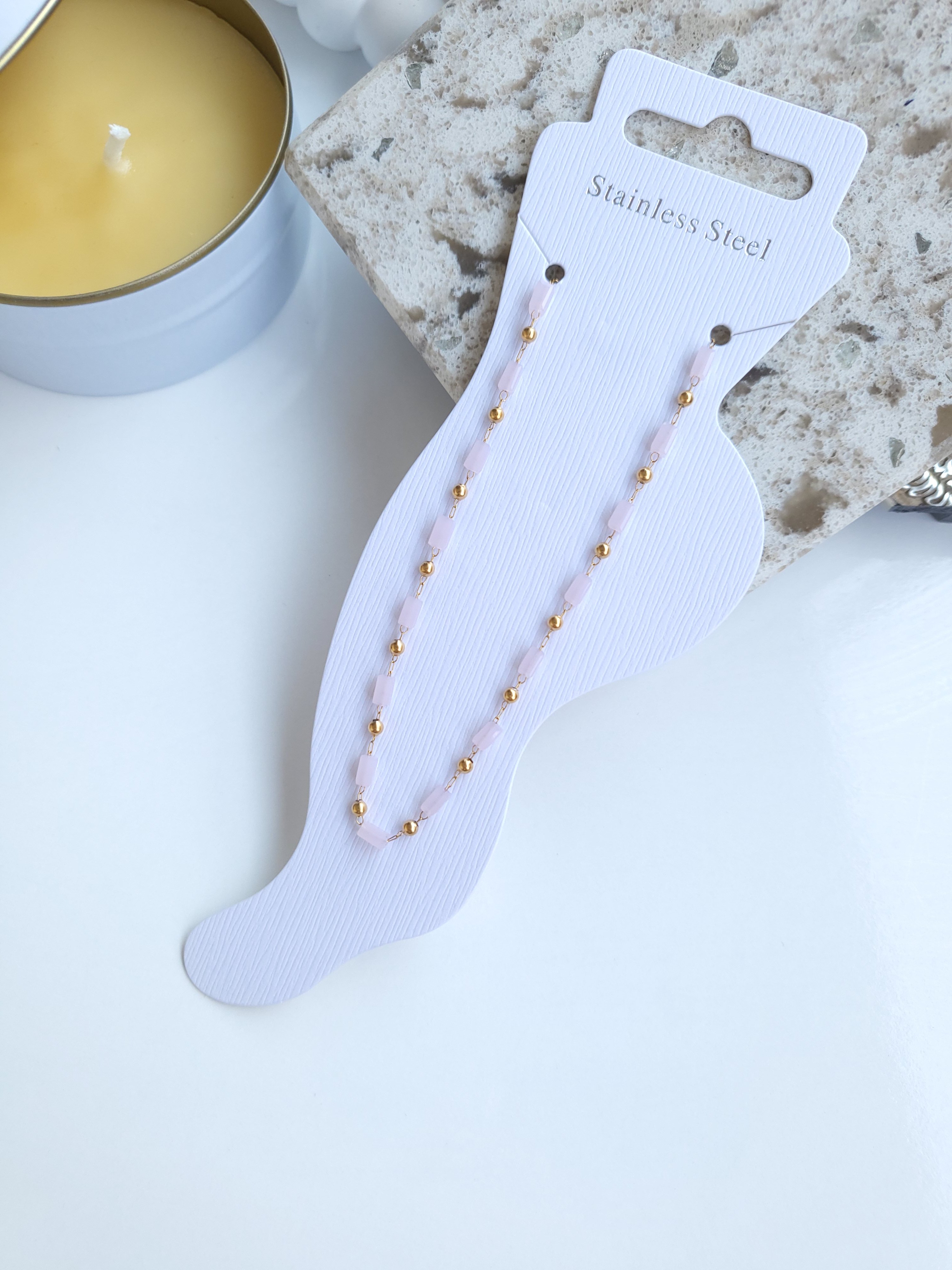 Çelik Gold Soft Pembe Halhal