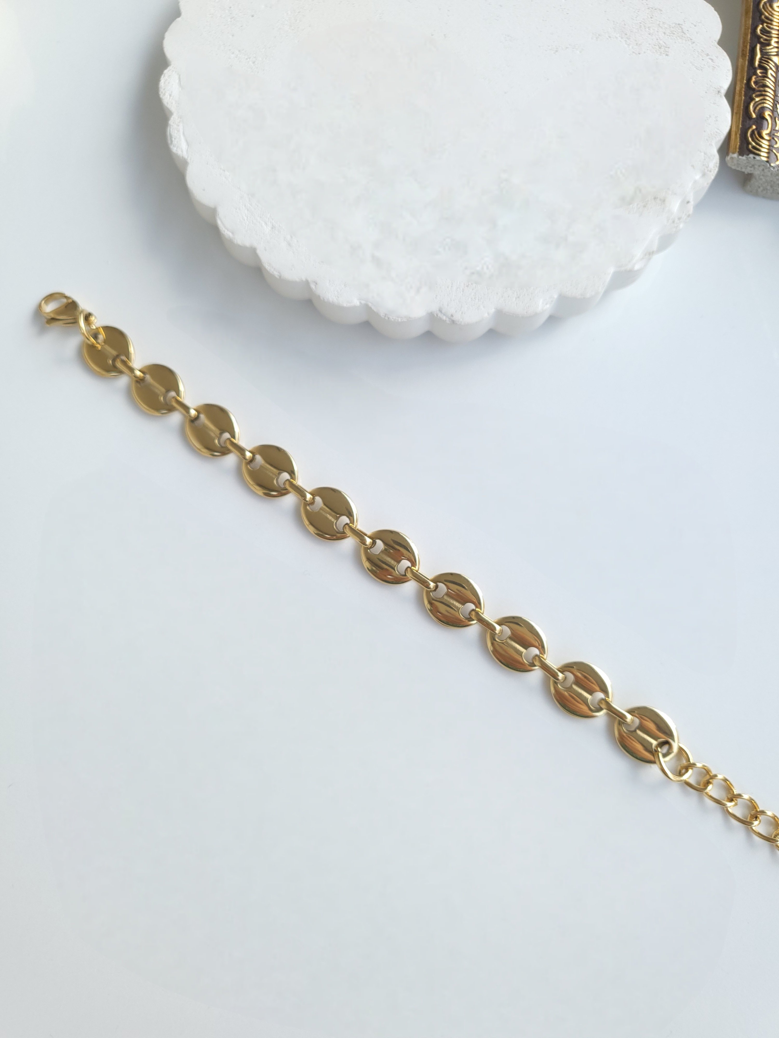 Çelik Gold Fashion Bileklik