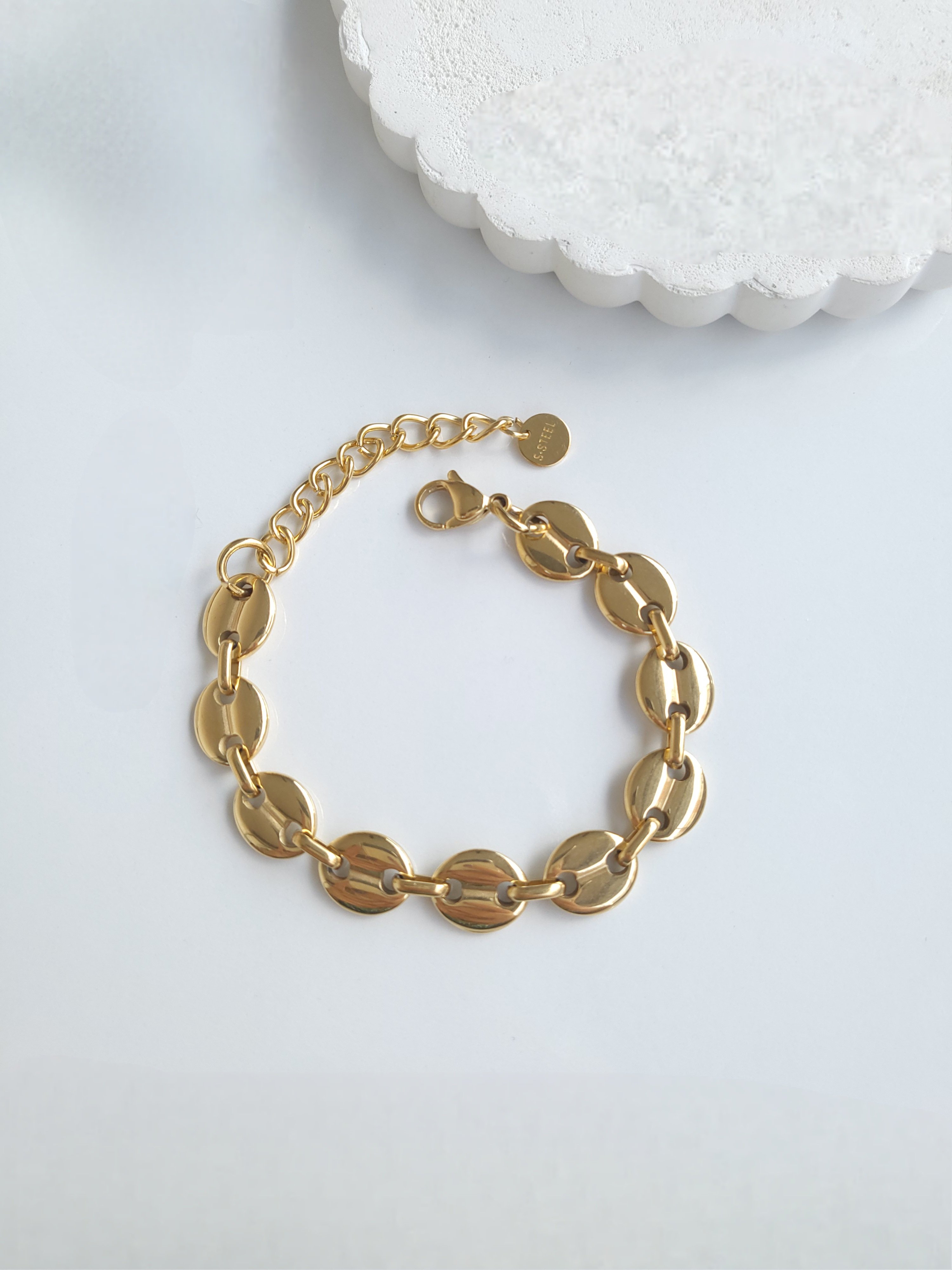 Çelik Gold Fashion Bileklik
